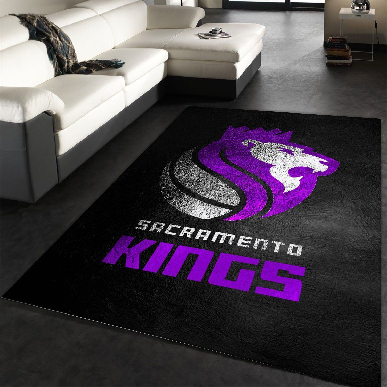 Sacramento Kings NBA Team Area Rug, Bedroom, US Gift Decor - Indoor Outdoor Rugs