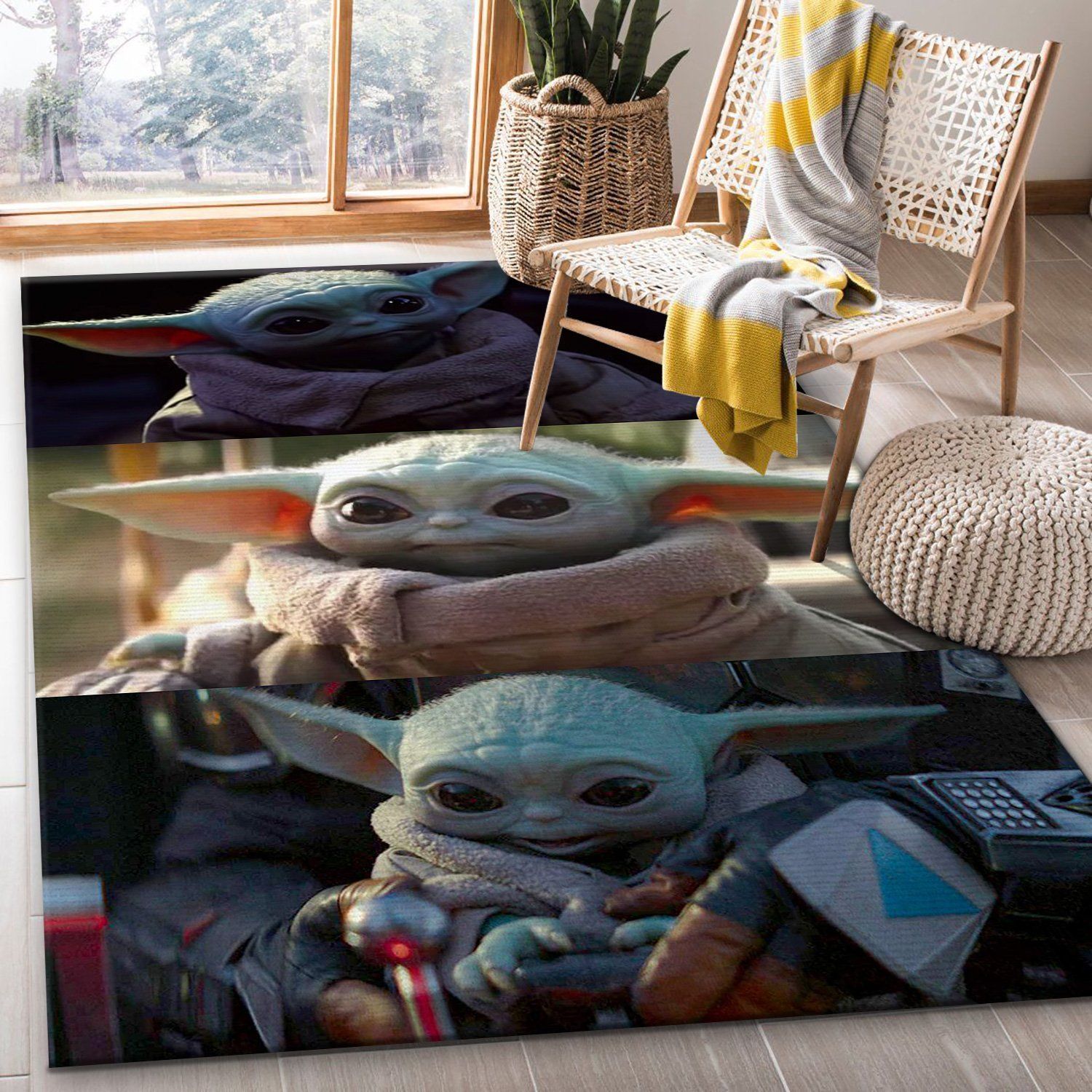 Baby Yoda The Mandalorian Star Wars Movies Area Rugs Living Room Carpet Area Rug Rugs For Living Room Rug Home Decor - Indoor Outdoor Rugs