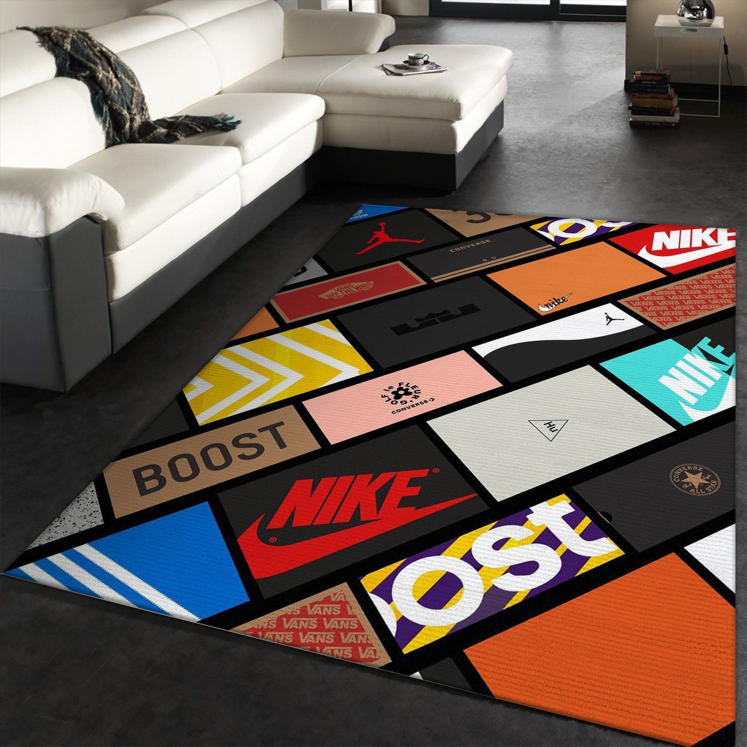 Sneaker Box Area Rug Bedroom Rug Home Decor Floor Decor - Indoor Outdoor Rugs