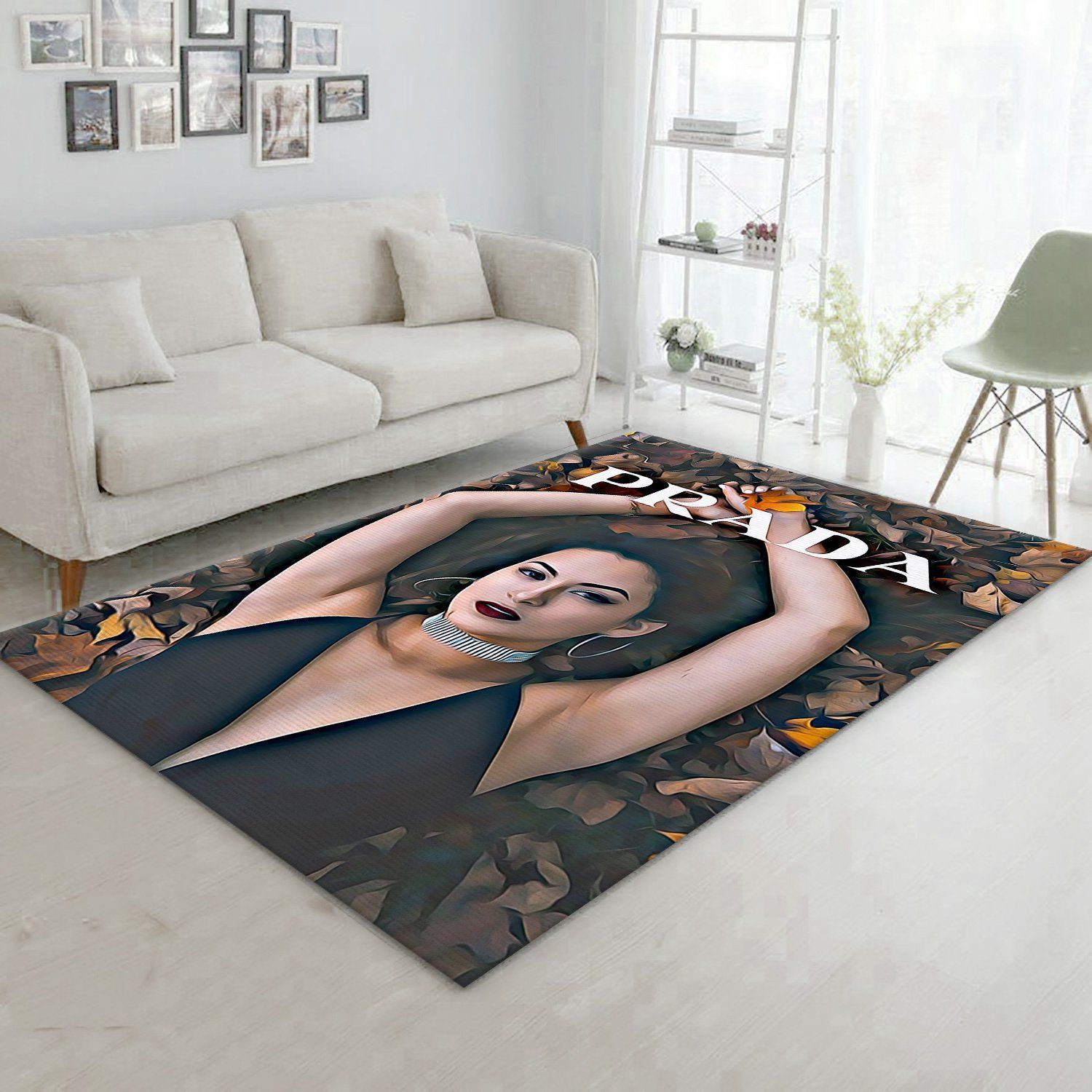 Prada Fashion Girl Area Rug Bedroom Rug Home US Decor - Indoor Outdoor Rugs