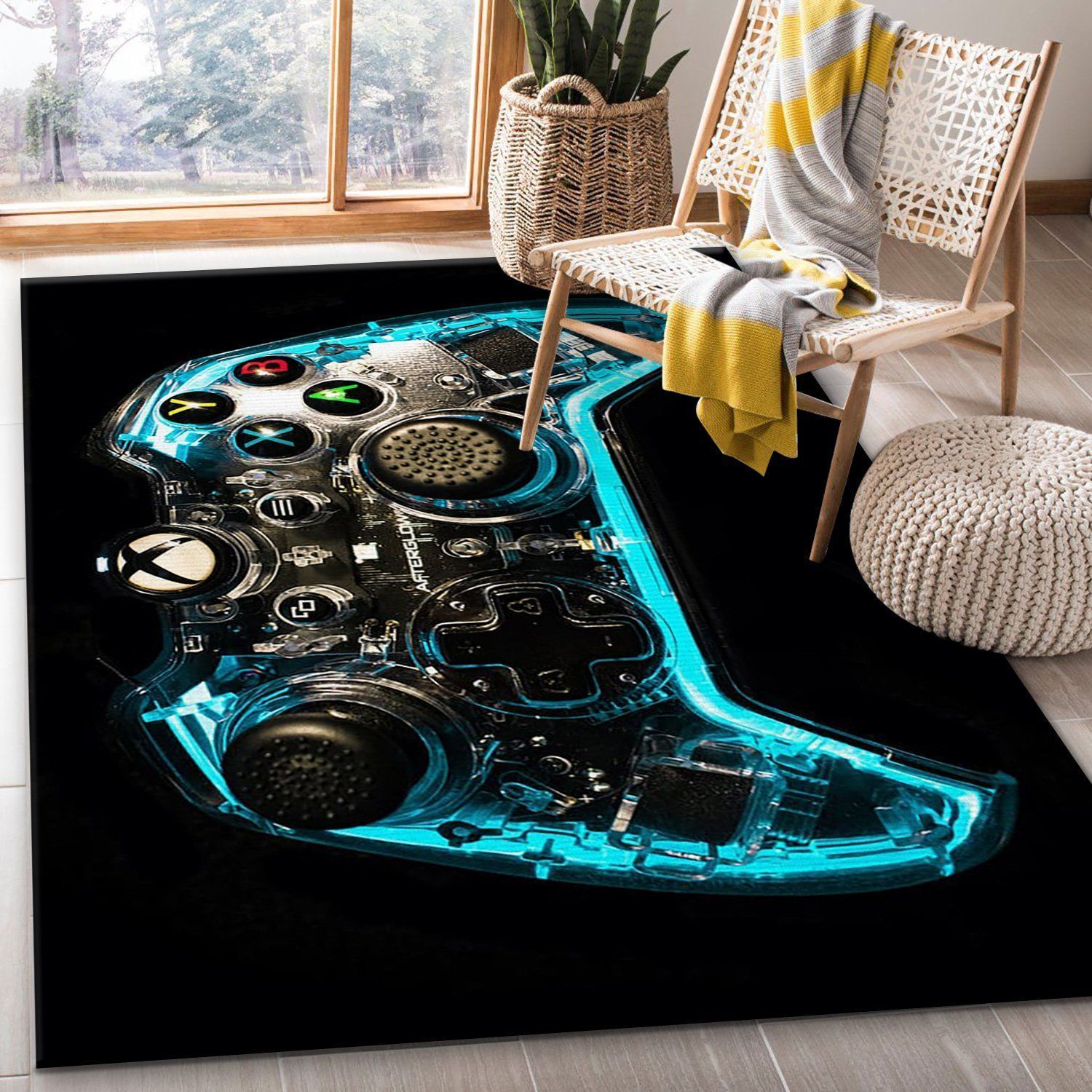 Xbox Remote Rug Living Room Rug US Gift Decor - Indoor Outdoor Rugs