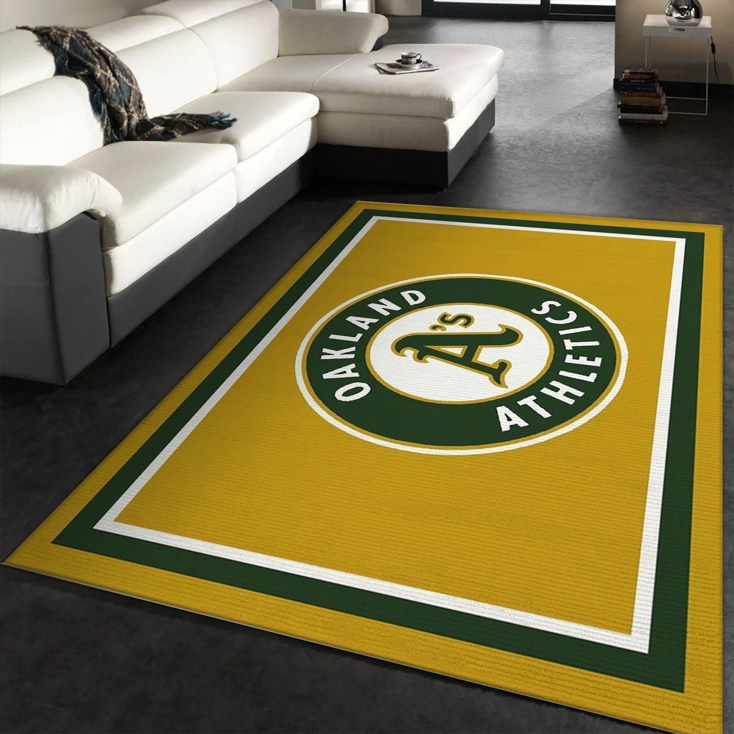 Oakland Athletics Imperial Spirit Rug MLB Area Rug, Kitchen Rug, Christmas Gift US Decor - Indoor Outdoor Rugs