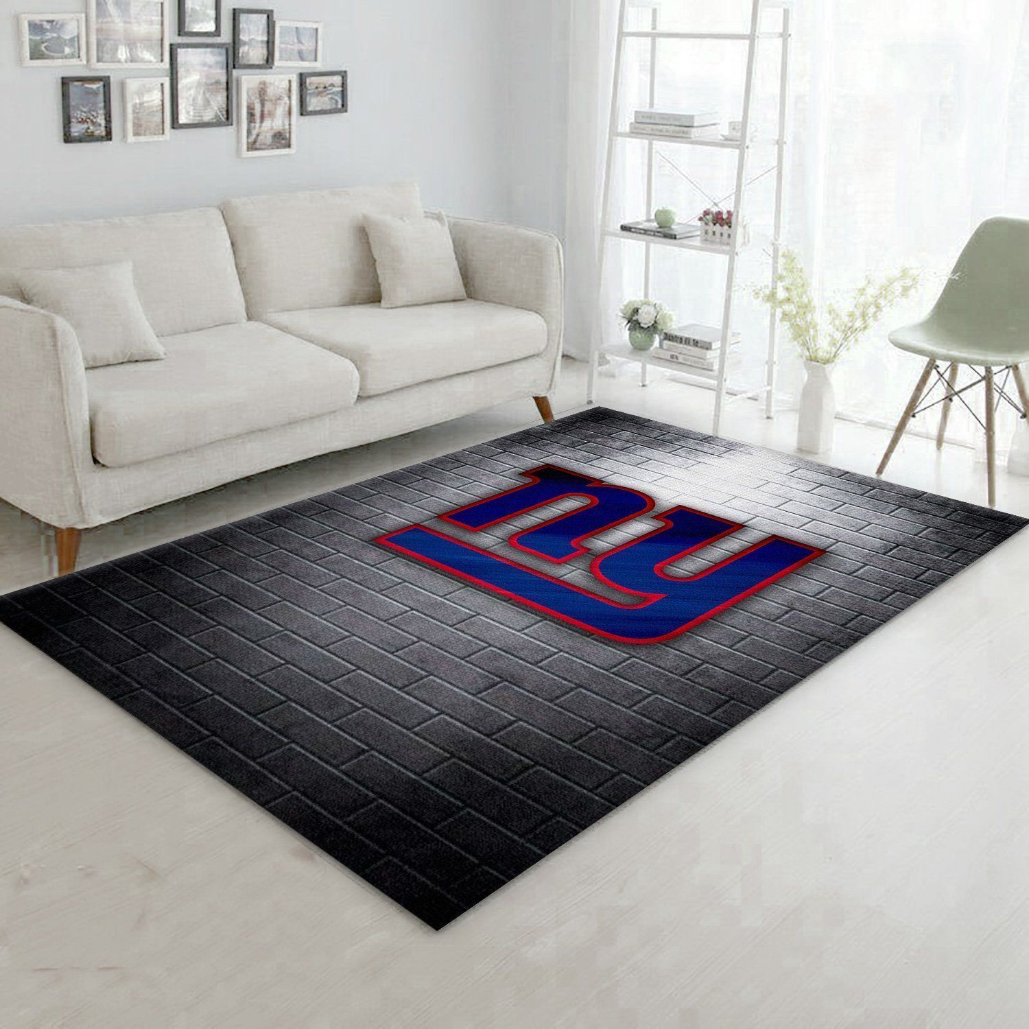 New York Giants Nfl Area Rug Living Room Rug US Gift Decor - Indoor Outdoor Rugs