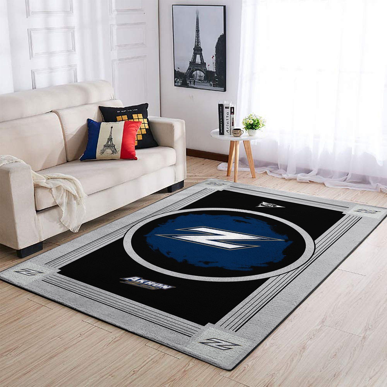 Akron Zips Ncaa Team Logo Nice Gift Home Decor Rectangle Area Rug - Indoor Outdoor Rugs