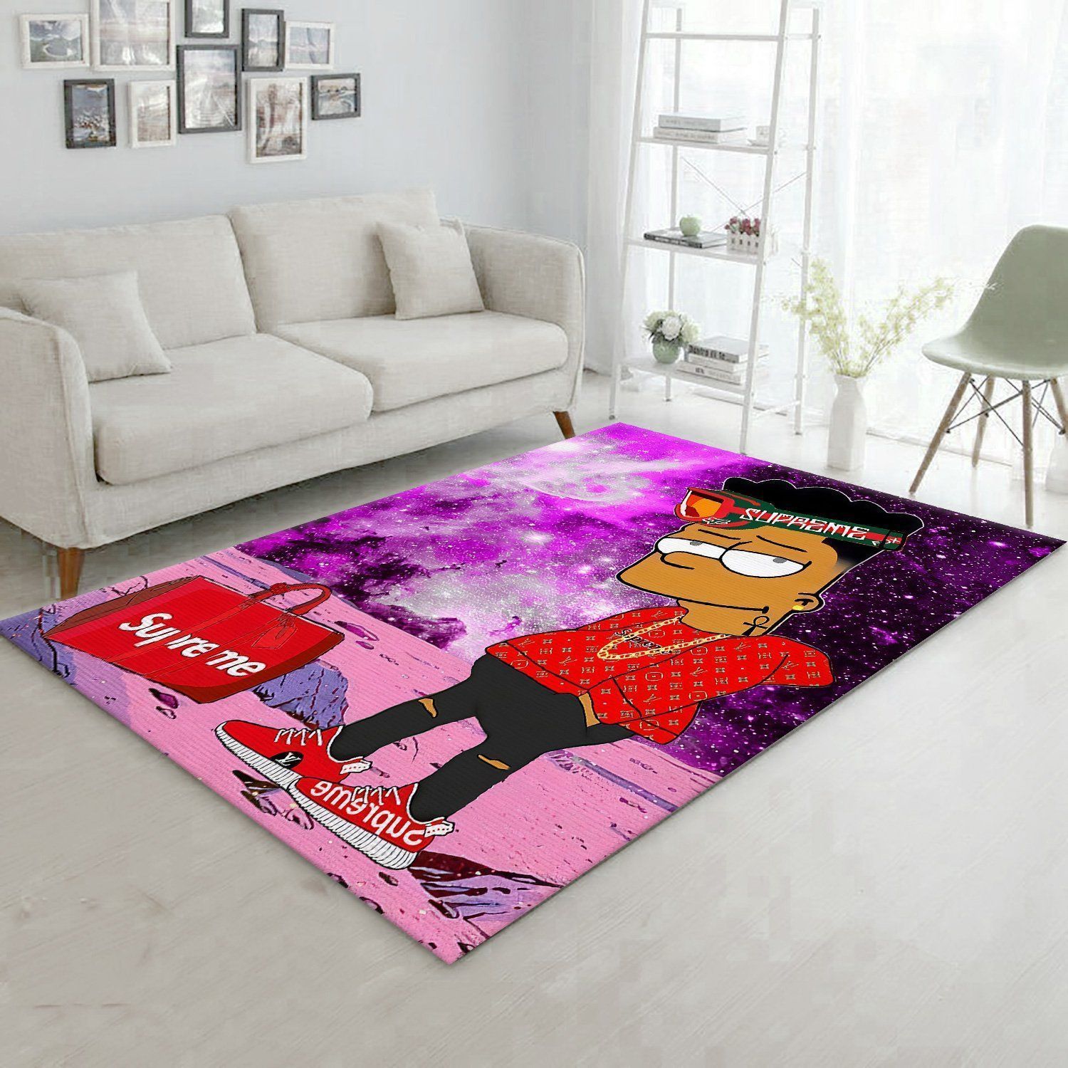 Simpson Supreme Area Rugs Living Room Carpet Christmas Gift Fashion Rug US Decor - Indoor Outdoor Rugs