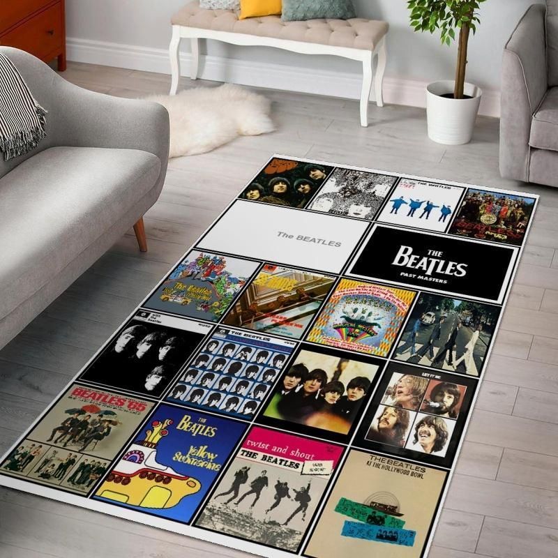 The Beatles V9 Living Rooms Area Rug Carpet, Living room and bedroom Rug, Home Decor - Indoor Outdoor Rugs