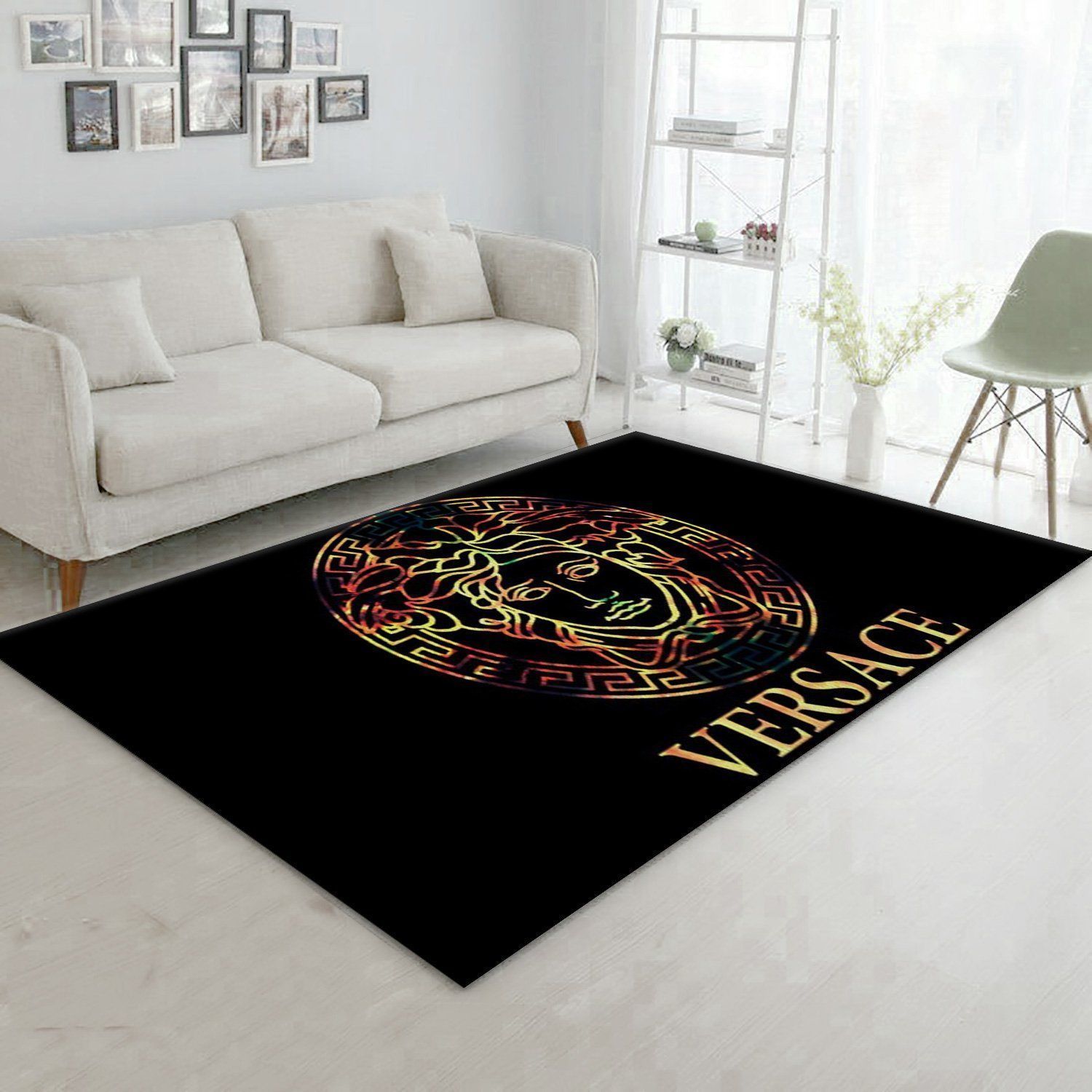 Versace Rug Bedroom Rug Christmas Gift US Decor - Indoor Outdoor Rugs