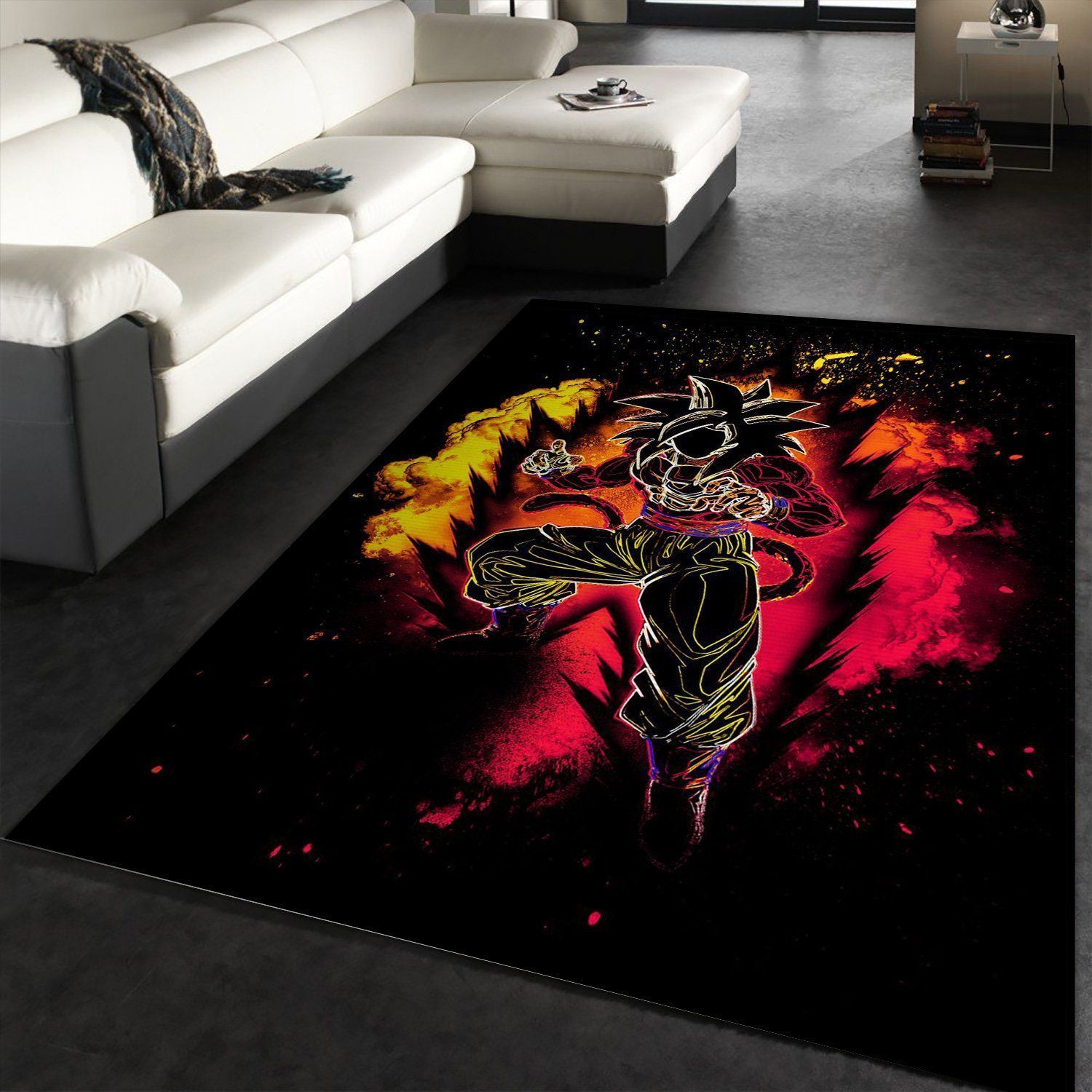 Soul Of The Oozaru Power Area Rug Carpet, Living Room Rug, Home US Decor - Indoor Outdoor Rugs