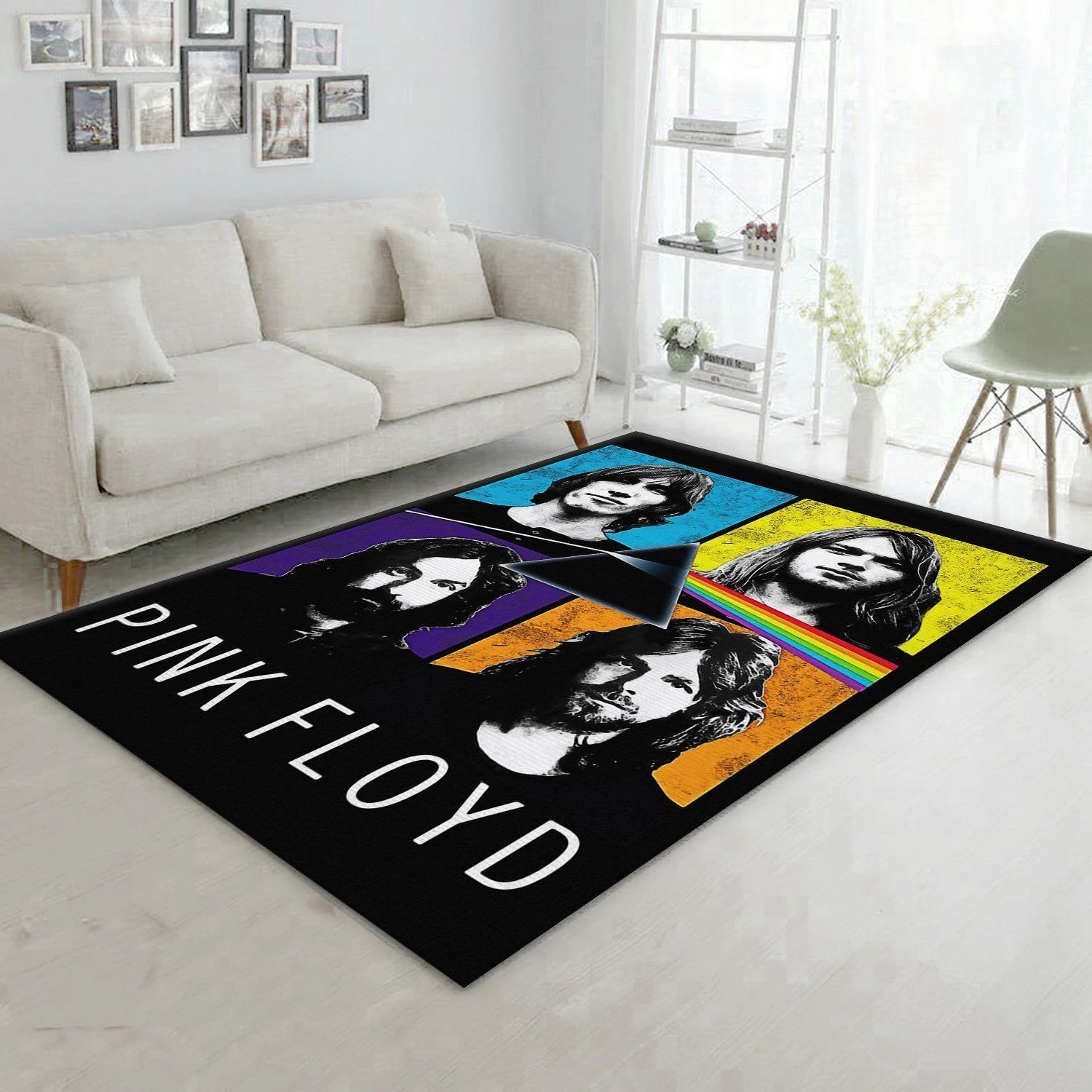 Pinkfloyd Paint Area Rug For Gift Living Room Rug Home US Decor - Indoor Outdoor Rugs