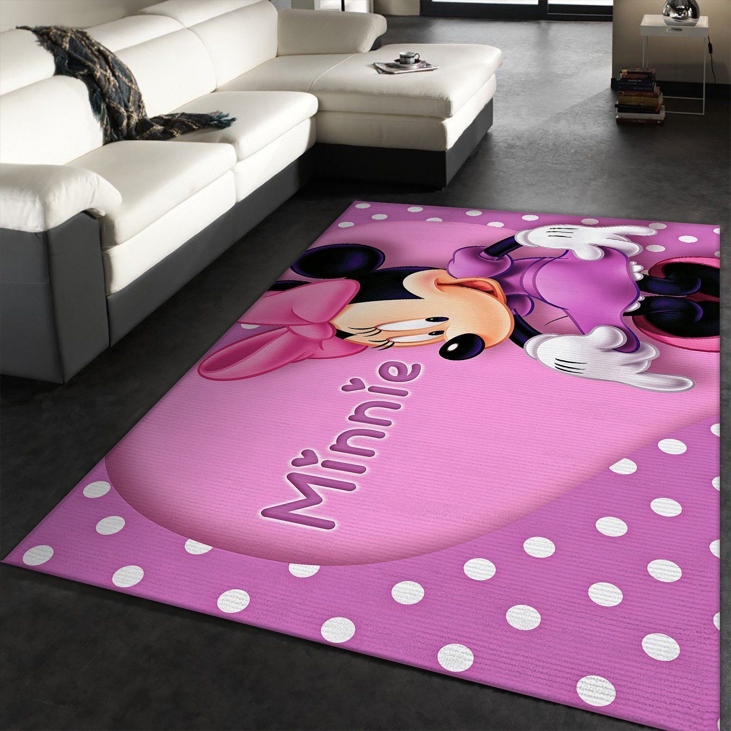 Minnie Mouse Area Rugs Disney Movies Living Room Carpet Floor Decor The US Decor - Indoor Outdoor Rugs