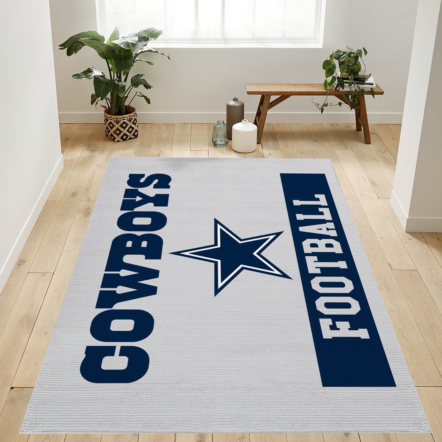 Dallas Cowboys Football Nfl Area Rug Living Room Rug US Gift Decor - Indoor Outdoor Rugs