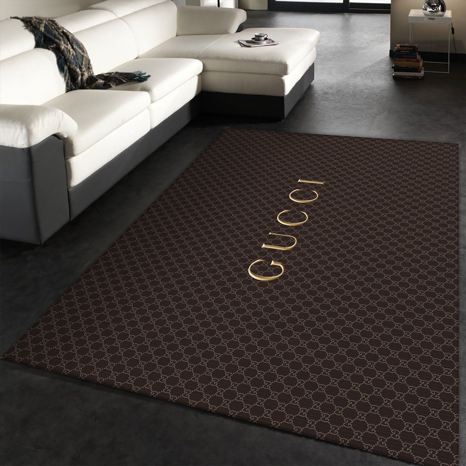 Fancy Gucci Area Rugs Living Room Carpet Christmas Gift Floor Decor The US Decor - Indoor Outdoor Rugs