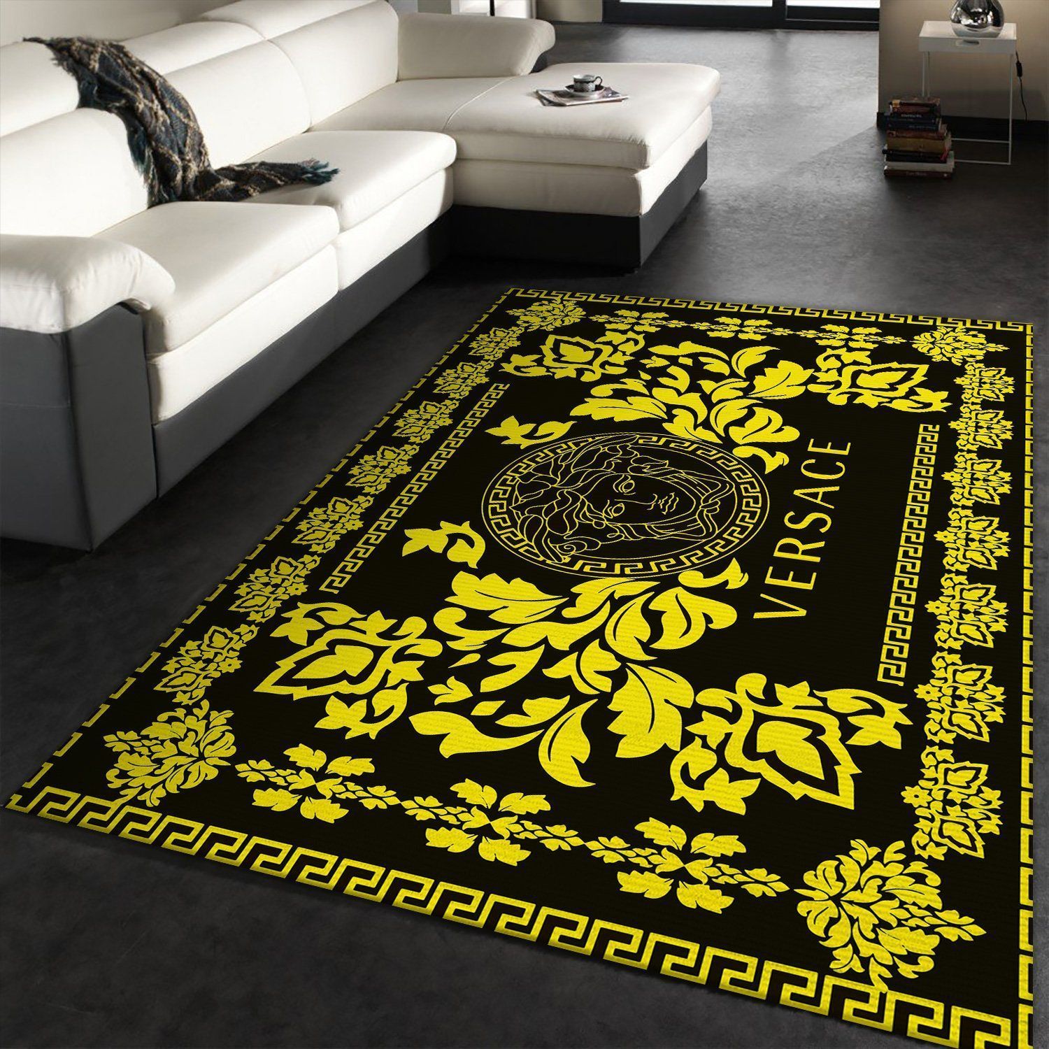 Versace Fashion Brand Outstanding Design Area Rugs Living Room Carpet Floor Decor The US Decor - Indoor Outdoor Rugs