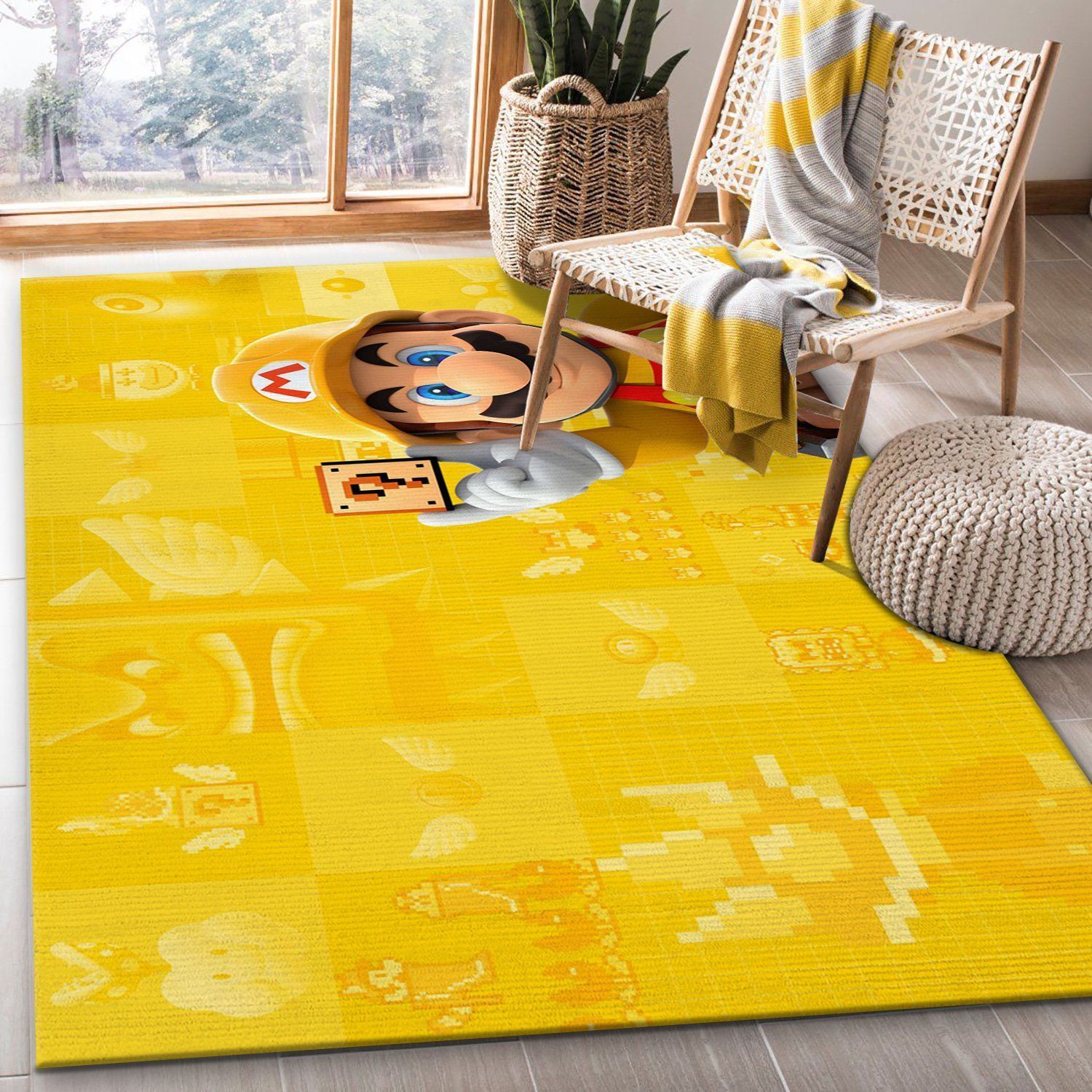 Mario Ver1 Rug Living Room Rug US Gift Decor - Indoor Outdoor Rugs