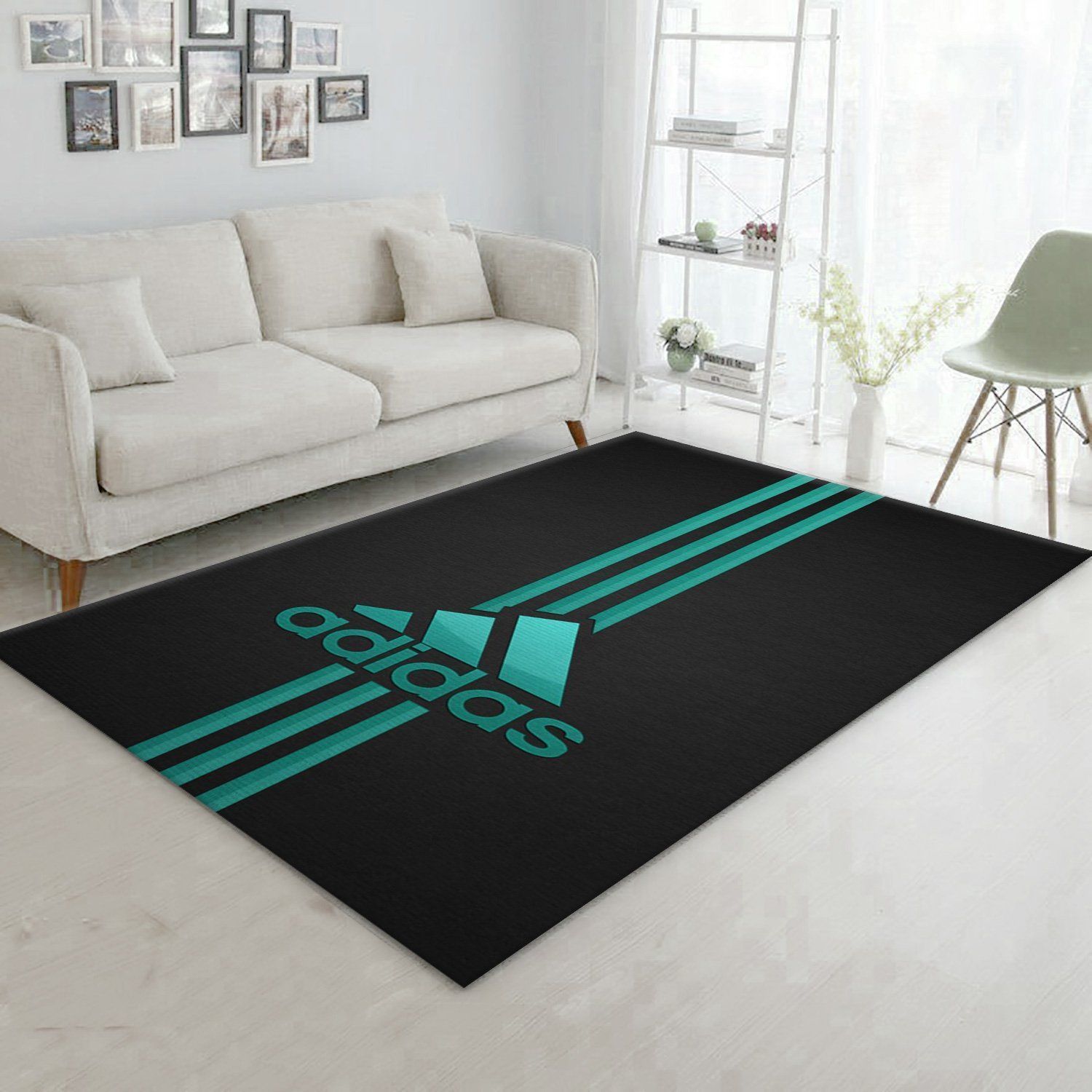 Adidas Area Rug Bedroom Rug Christmas Gift US Decor - Indoor Outdoor Rugs