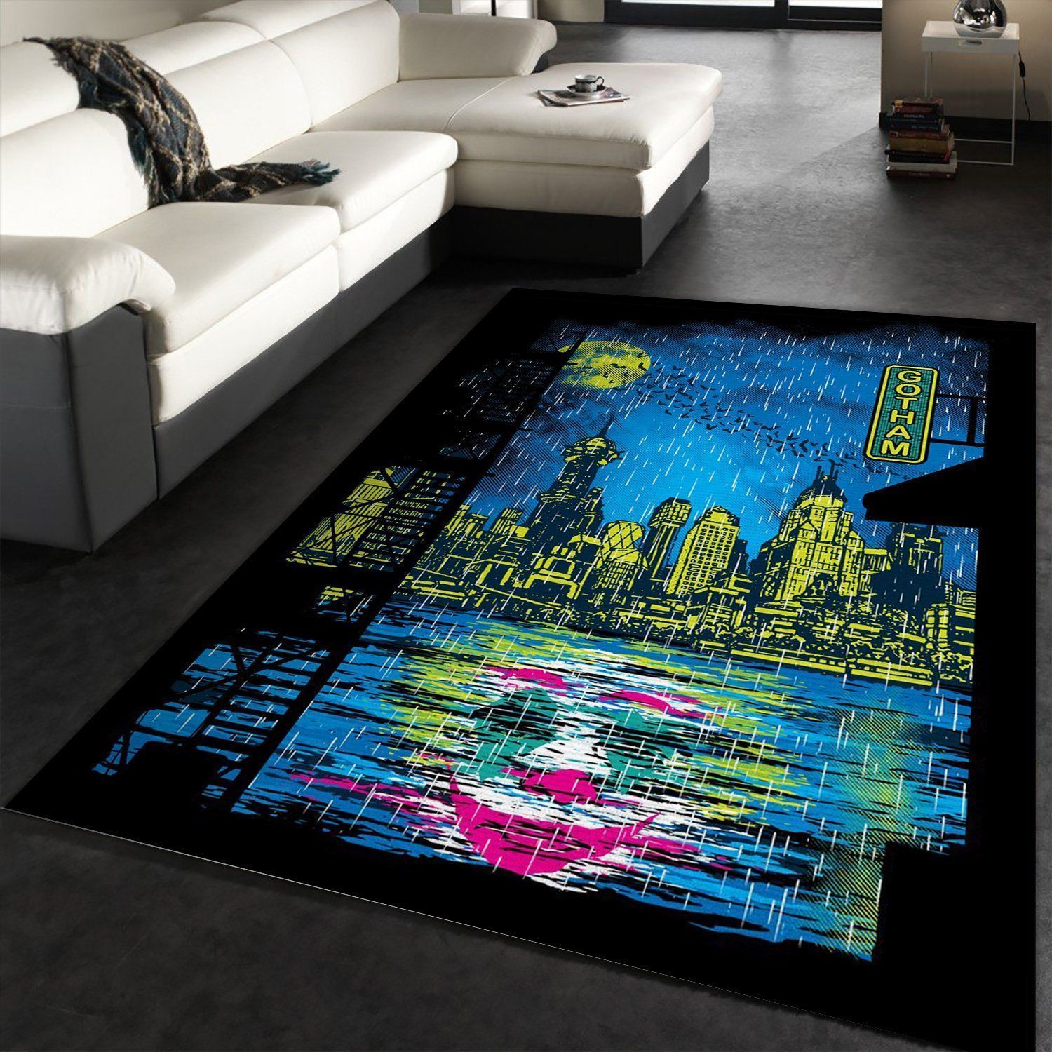 City Of Madness Area Rug, Living Room Rug, US Gift Decor - Indoor Outdoor Rugs