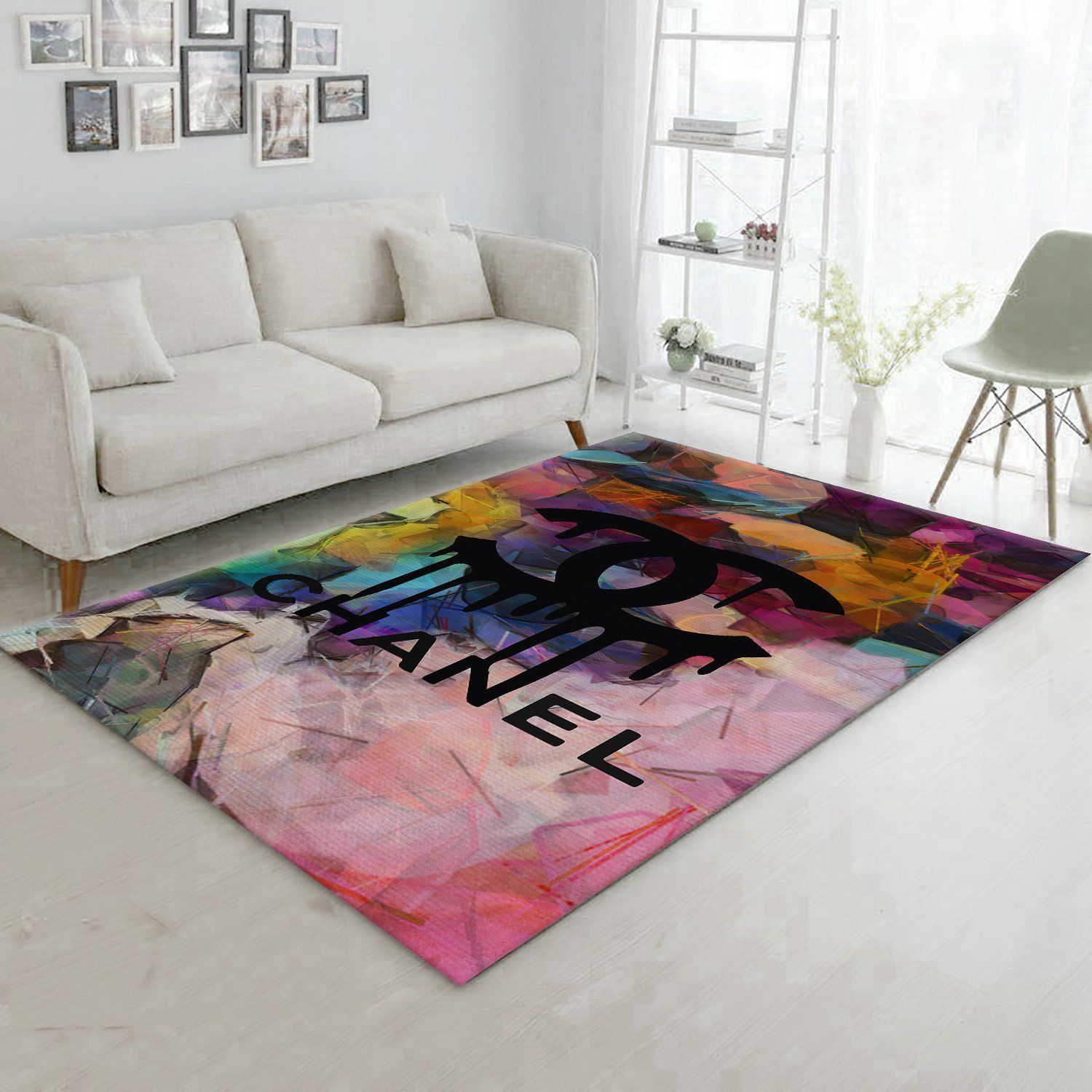 Chanel Area Rugs Living Room Carpet Floor Decor The US Decor - Indoor Outdoor Rugs