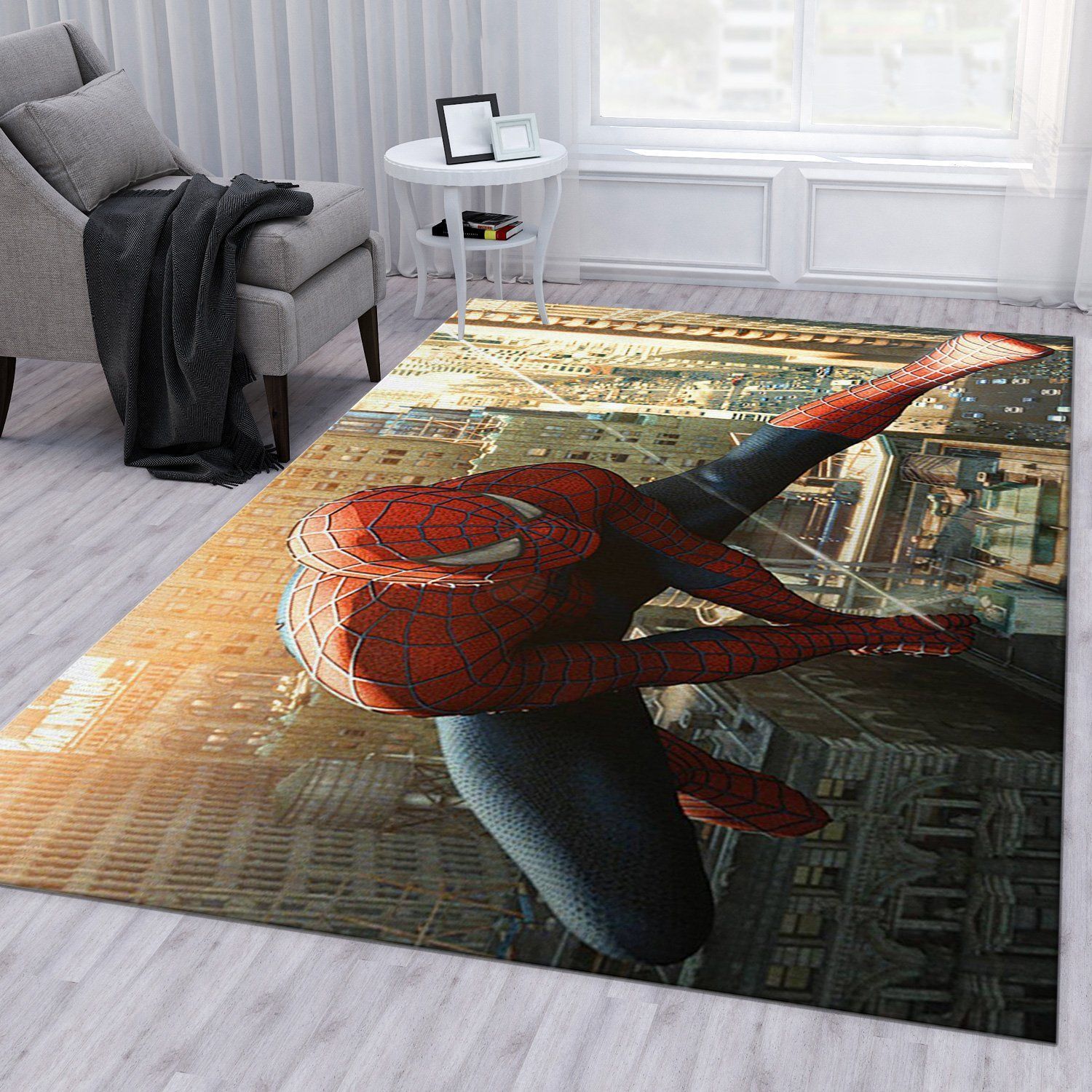 Spiderman Ver4 Area Rug Bedroom Rug Christmas Gift US Decor - Indoor Outdoor Rugs