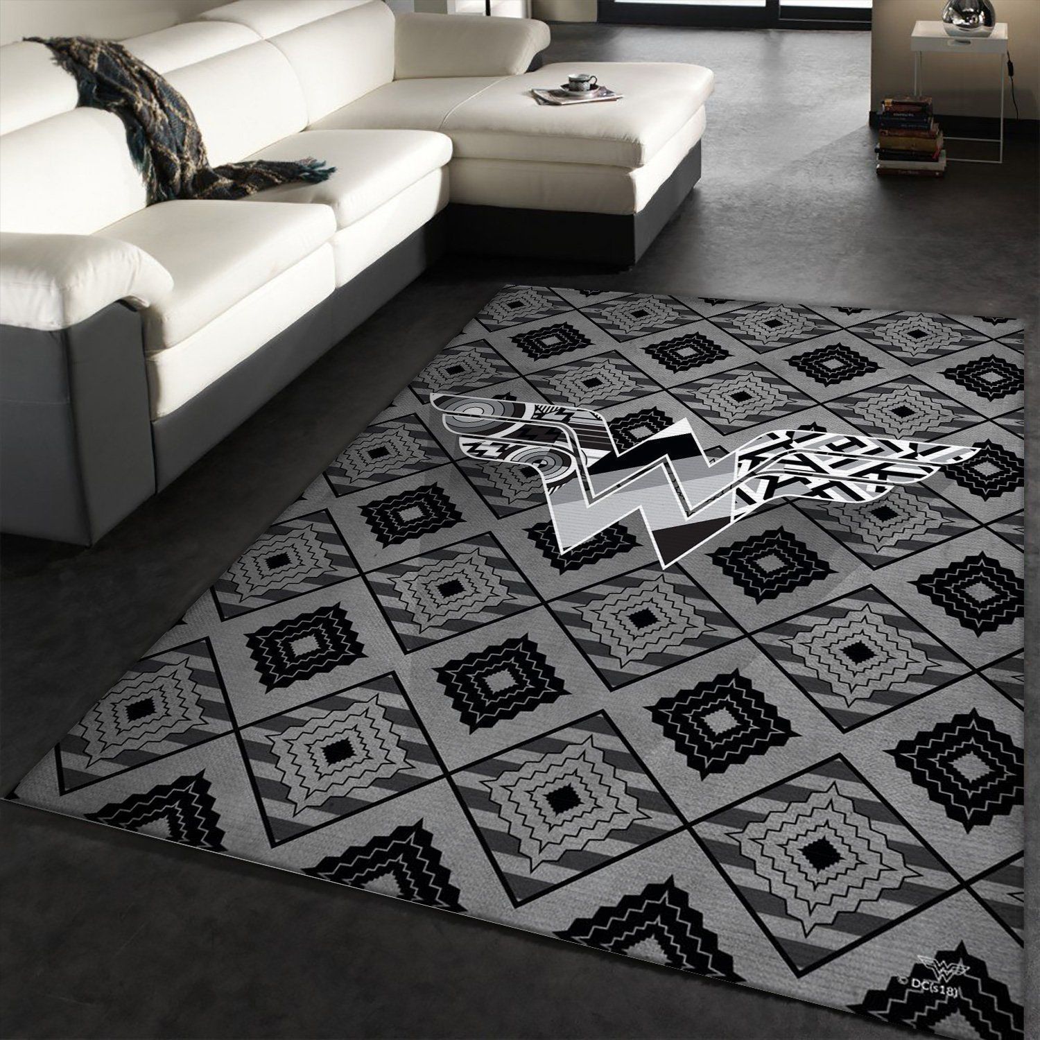 Mooded Area Rug For Christmas, Living Room Rug, Home Decor Floor Decor - Indoor Outdoor Rugs