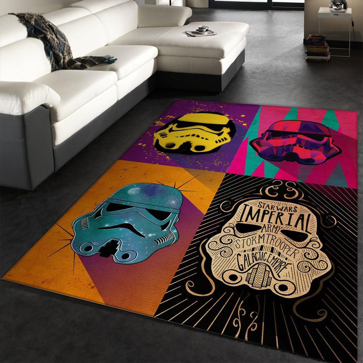 Urban Squad Star War Pop Art Rug, Living Room Rug, Family Gift US Decor - Indoor Outdoor Rugs