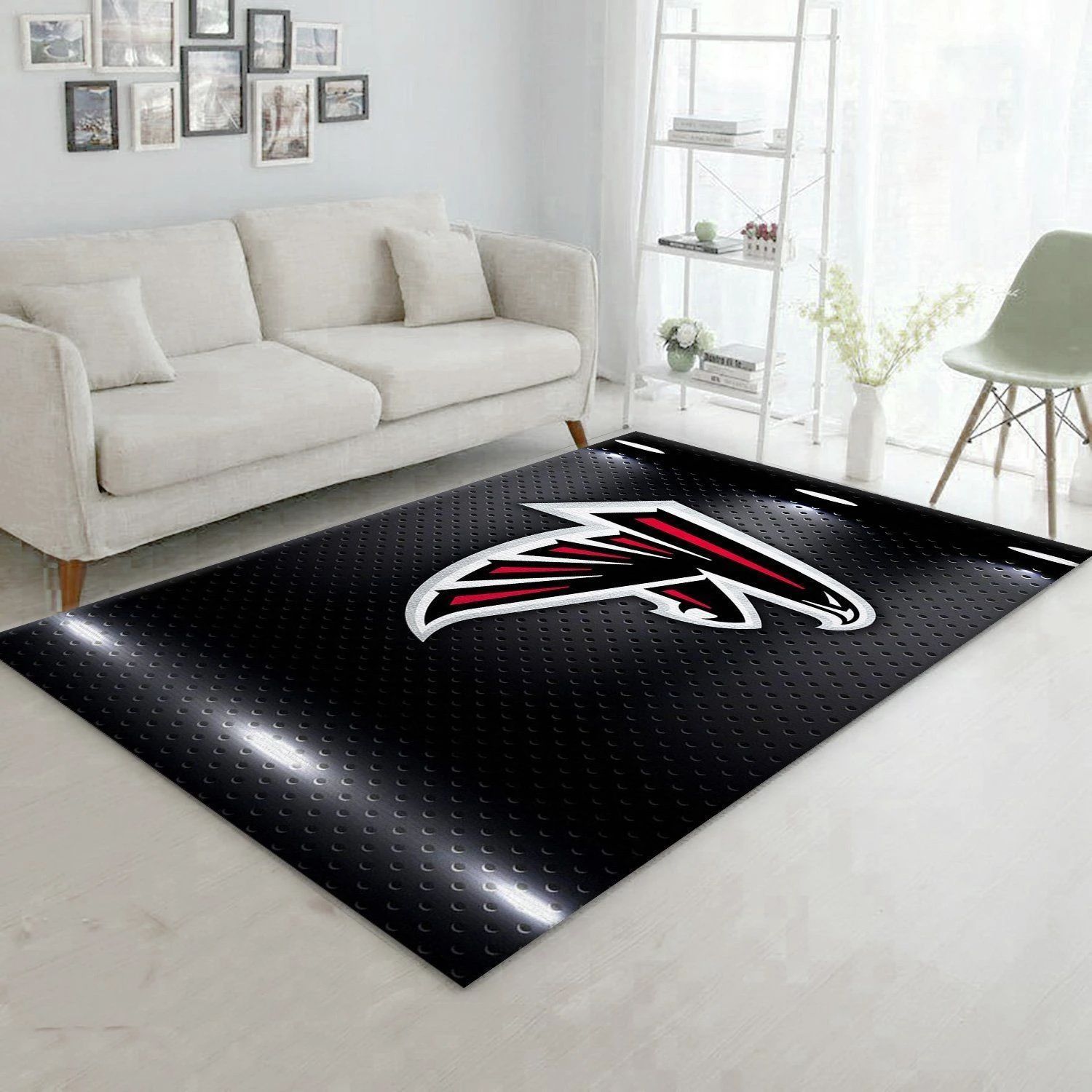 Atlanta Falcons Nfl Area Rug Living Room Rug Home US Decor - Indoor Outdoor Rugs