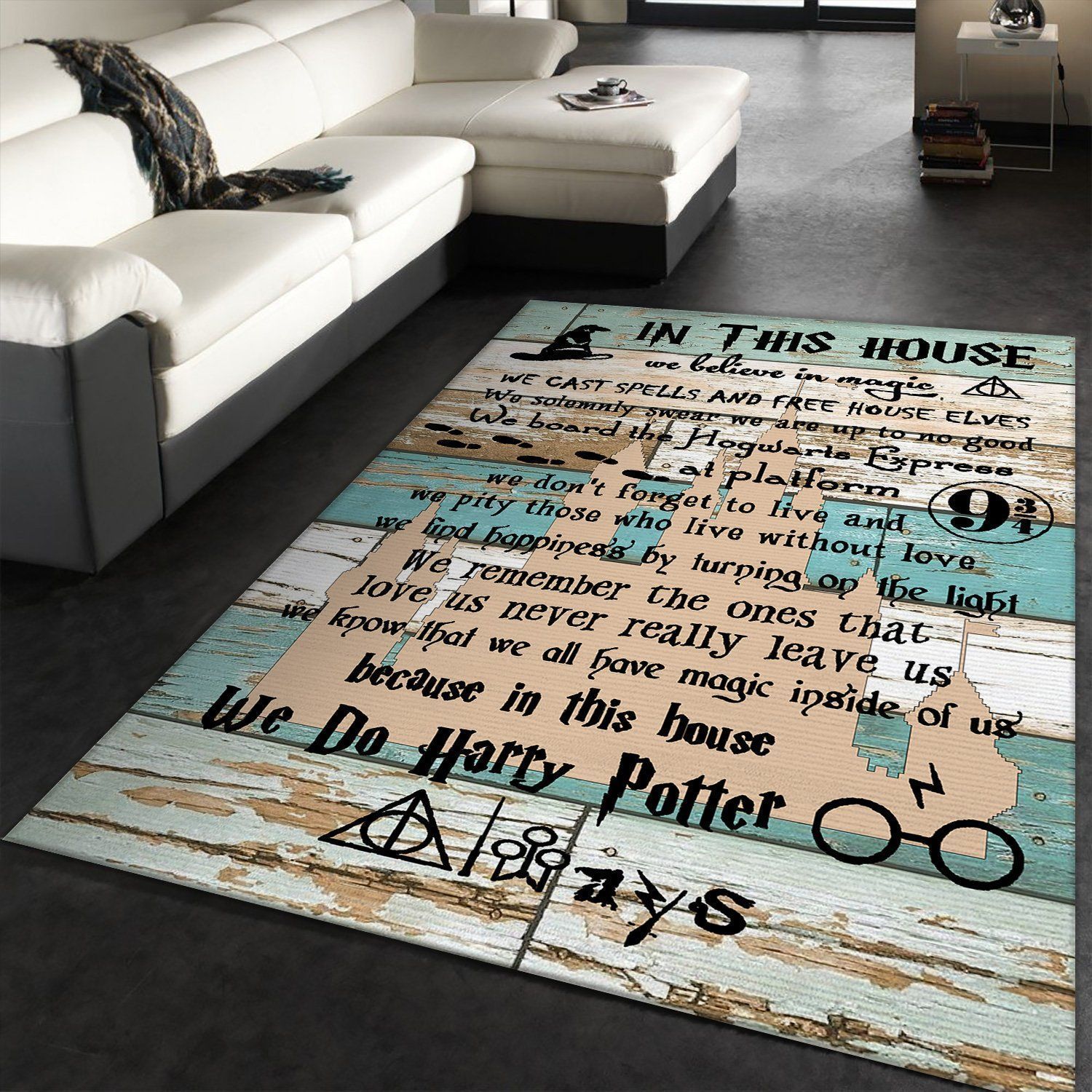 Harry Potter Area Rugs Living Room Carpet Floor Decor The US Decor - Indoor Outdoor Rugs