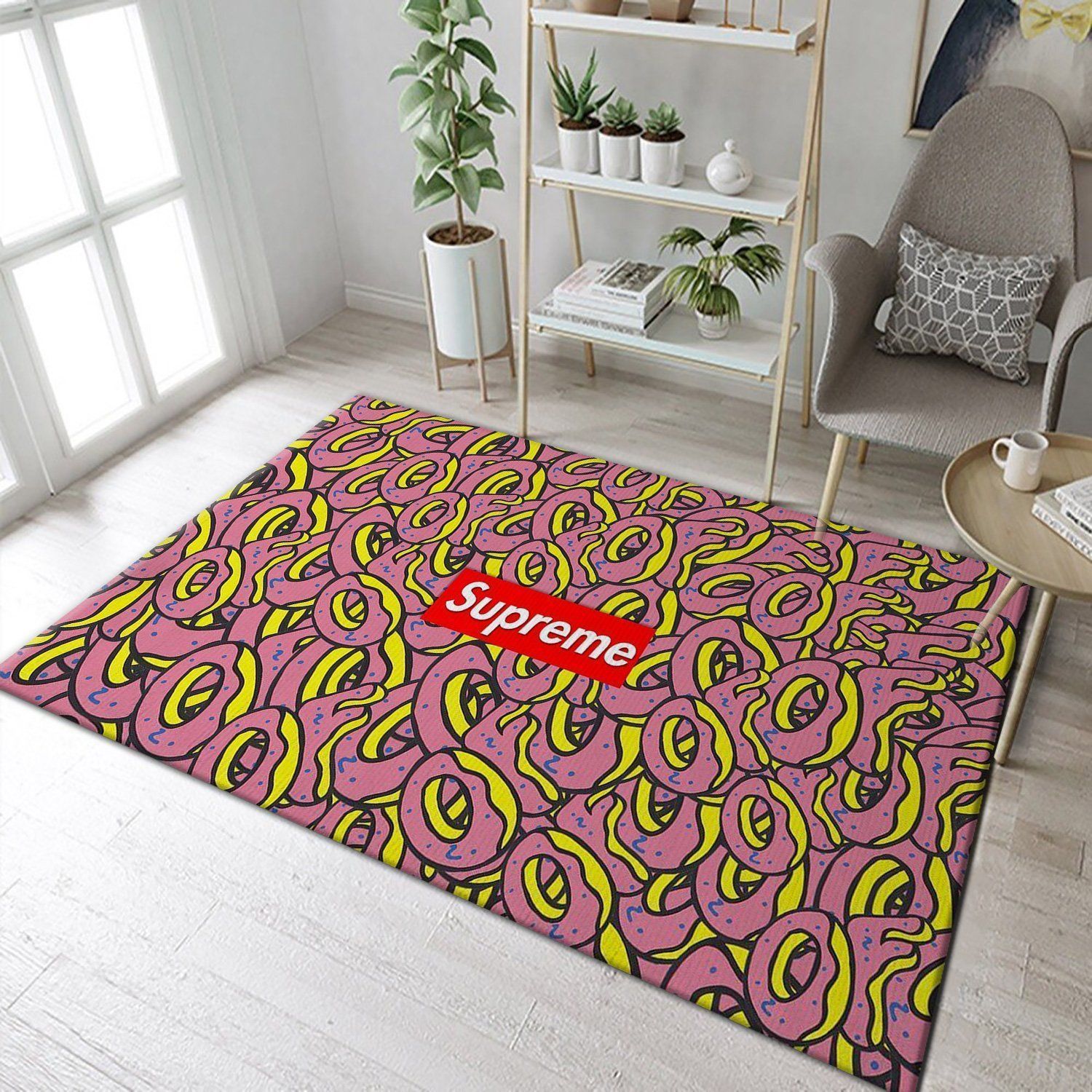 Supreme Logo Area Rugs LUXURY Living Room Carpet Floor Decor The US Decor - Indoor Outdoor Rugs