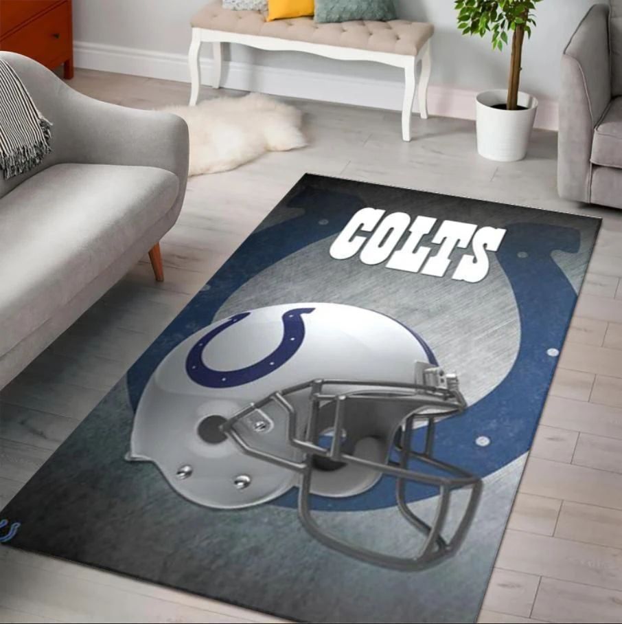 Nfl Football Indianapolis Colts Home Decor Area Rug Rugs For Living Room Rug Home Decor - Indoor Outdoor Rugs