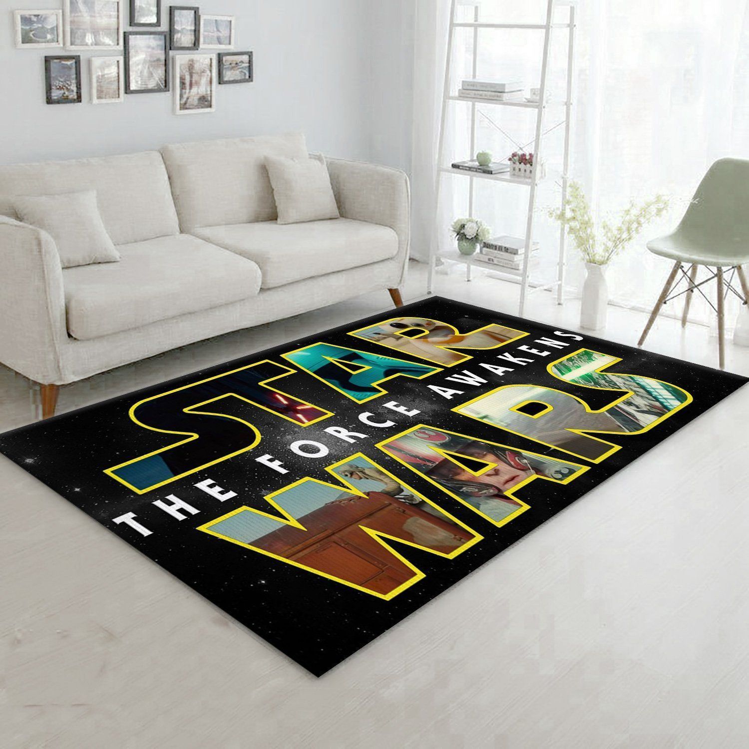 Star War Logo Christmas Gift Rug Bedroom Rug Home Decor Floor Decor - Indoor Outdoor Rugs