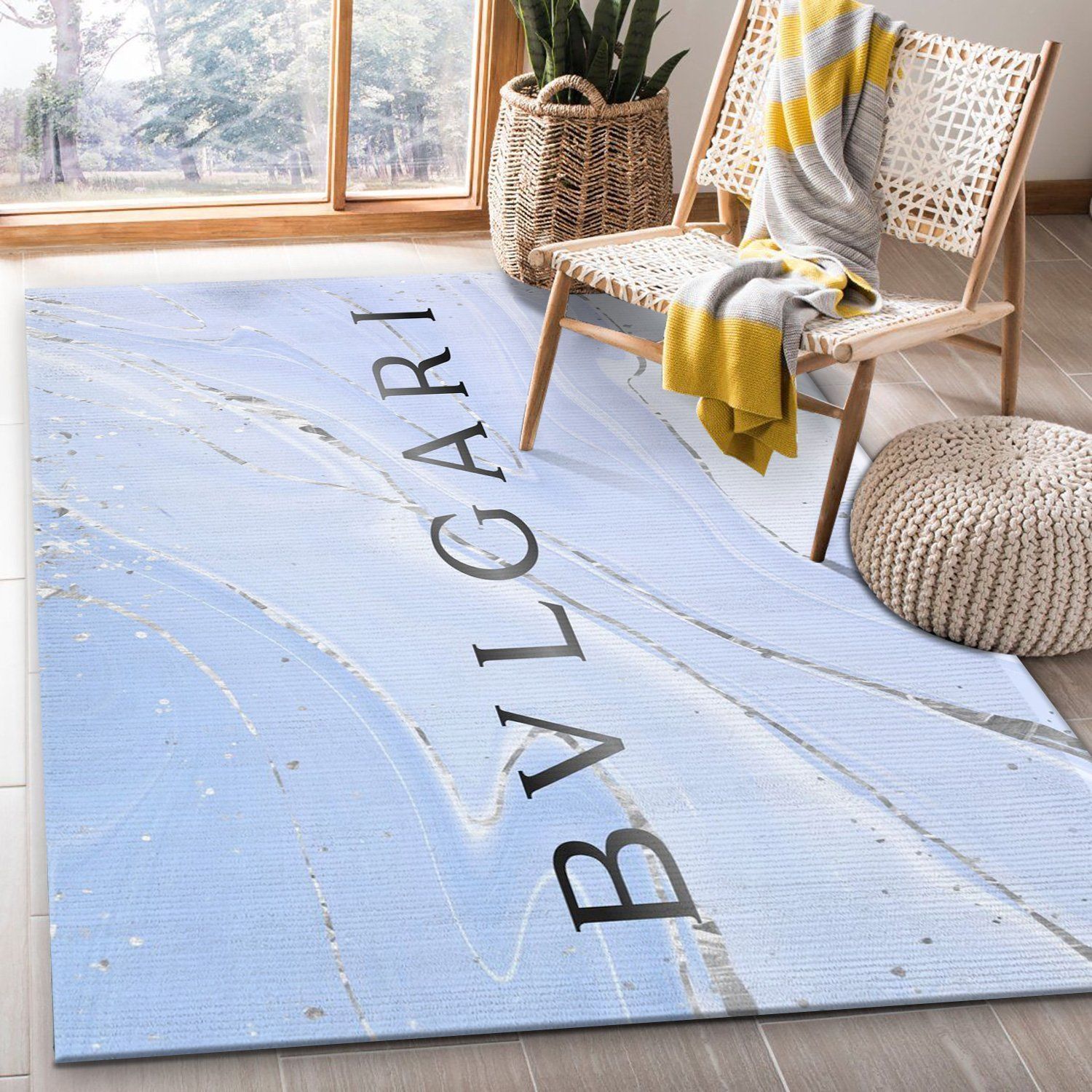 Bvlgari Area Rugs Fashion Brand Rug Home Decor Floor Decor - Indoor Outdoor Rugs