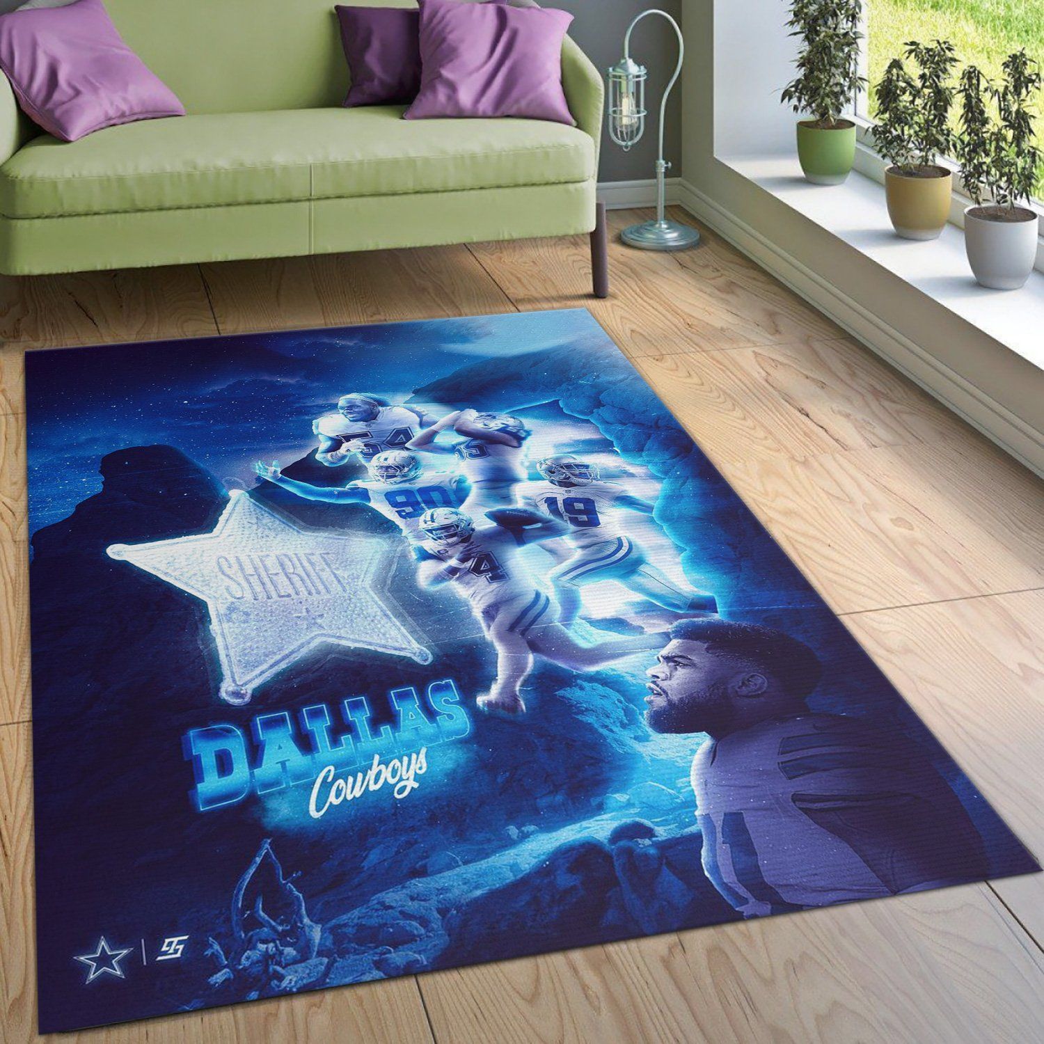 Dallas Cowboys Nfl Area Rug Living Room Rug Christmas Gift US Decor - Indoor Outdoor Rugs