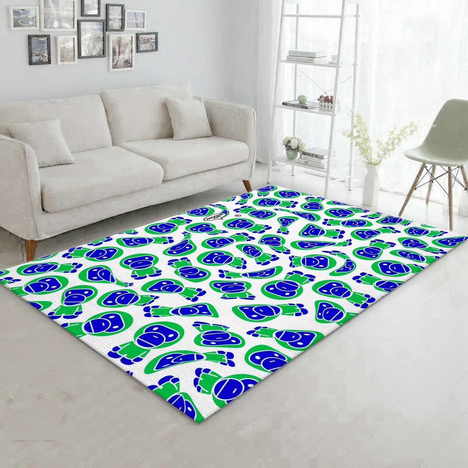 Bape Ver2 Rug Living Room Rug Family Gift US Decor - Indoor Outdoor Rugs