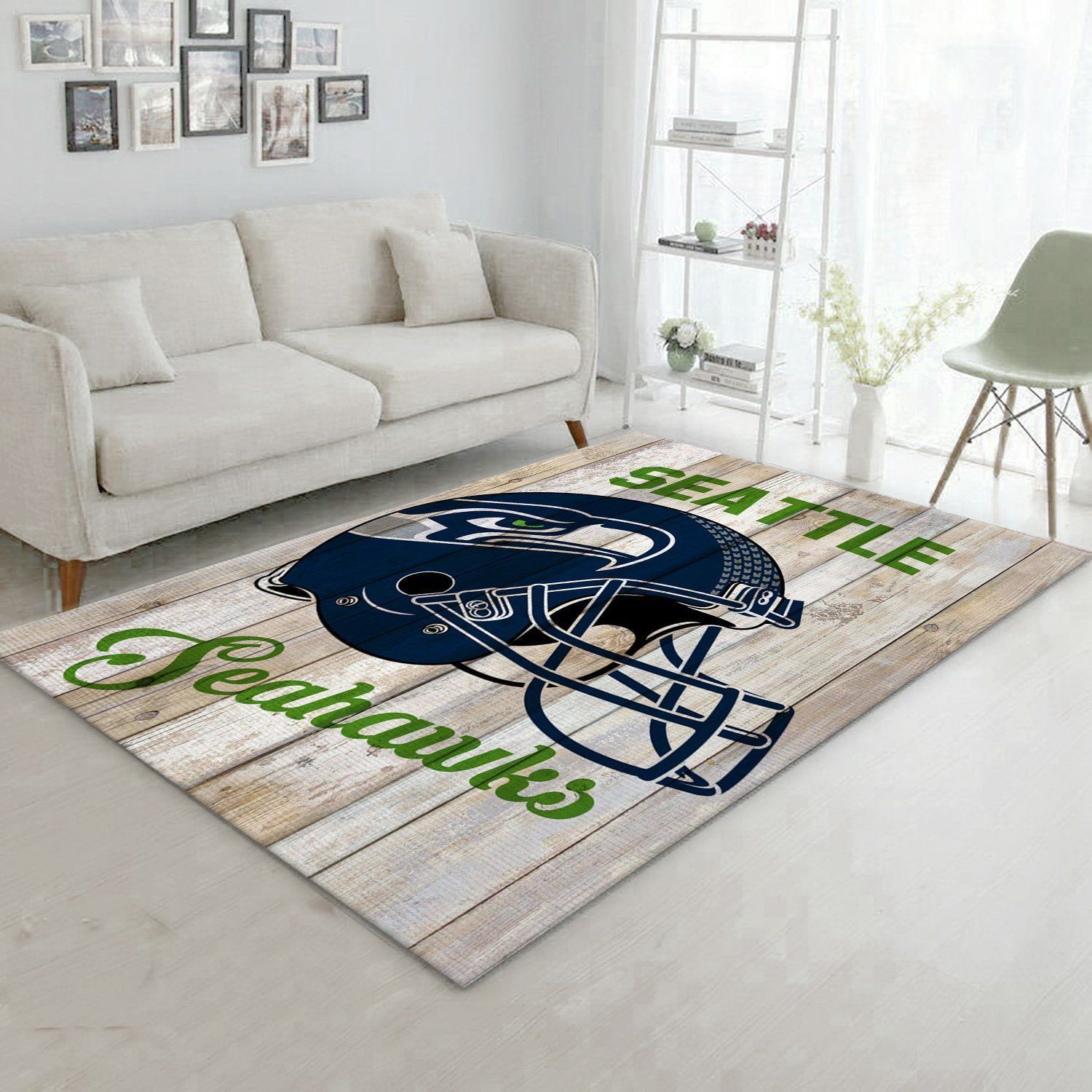 Seattle Seahawks Nfl Area Rug Bedroom Rug Christmas Gift US Decor - Indoor Outdoor Rugs