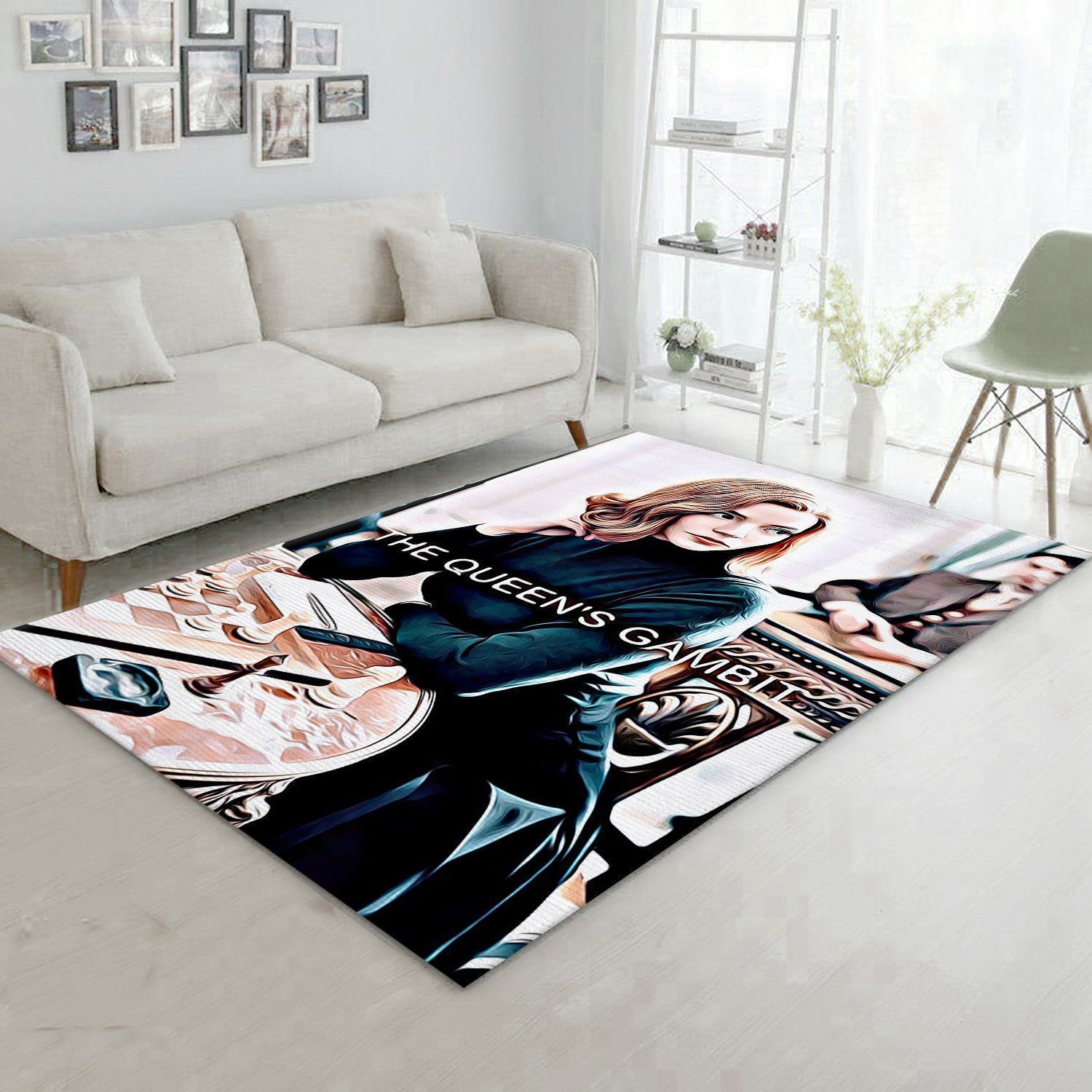 The Queen S Gambit V1 Area Rug For Christmas Bedroom Rug US Gift Decor - Indoor Outdoor Rugs