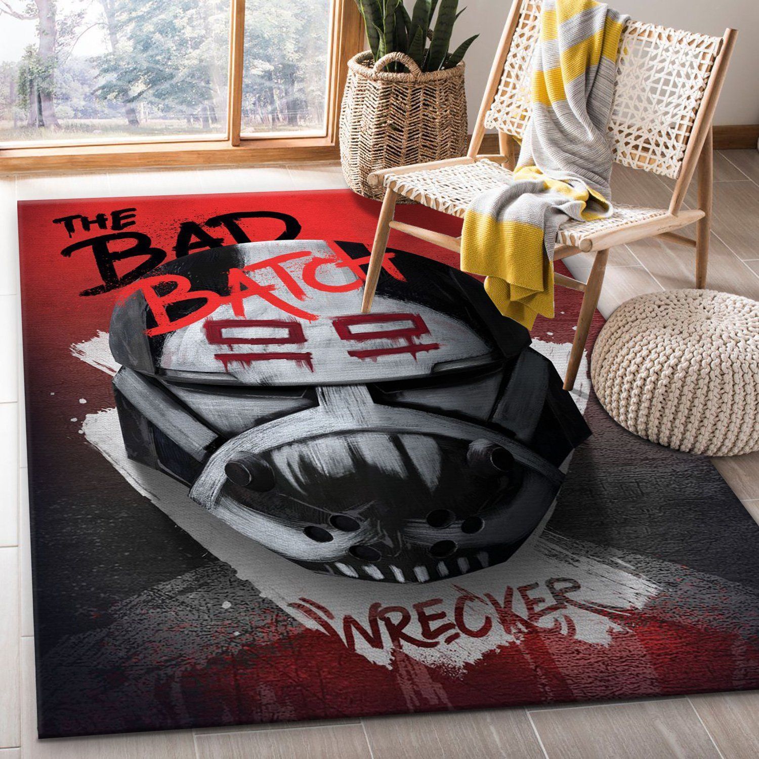 Wrecker Star War Rug, Bedroom Rug, Family Gift US Decor - Indoor Outdoor Rugs