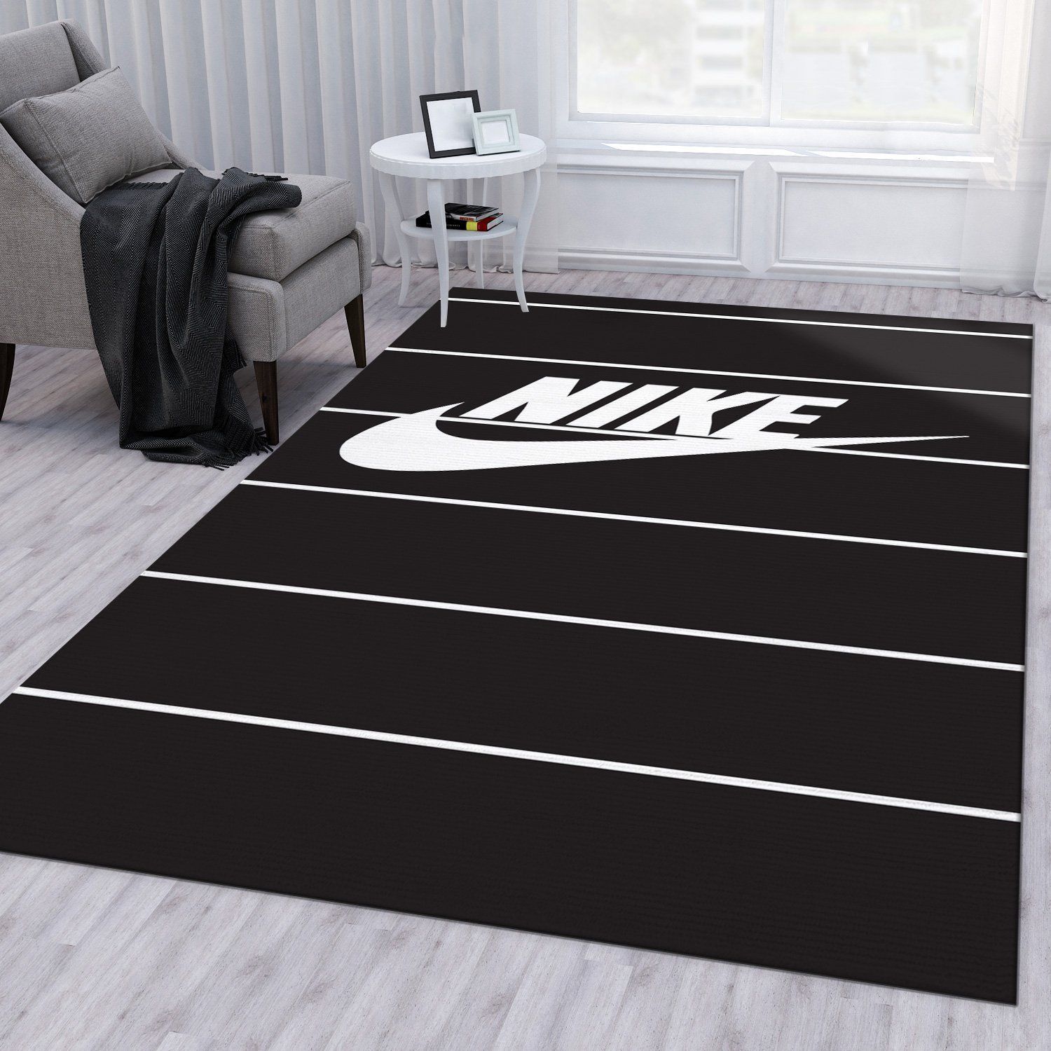 Nike Area Rug For Christmas Bedroom Rug US Gift Decor - Indoor Outdoor Rugs