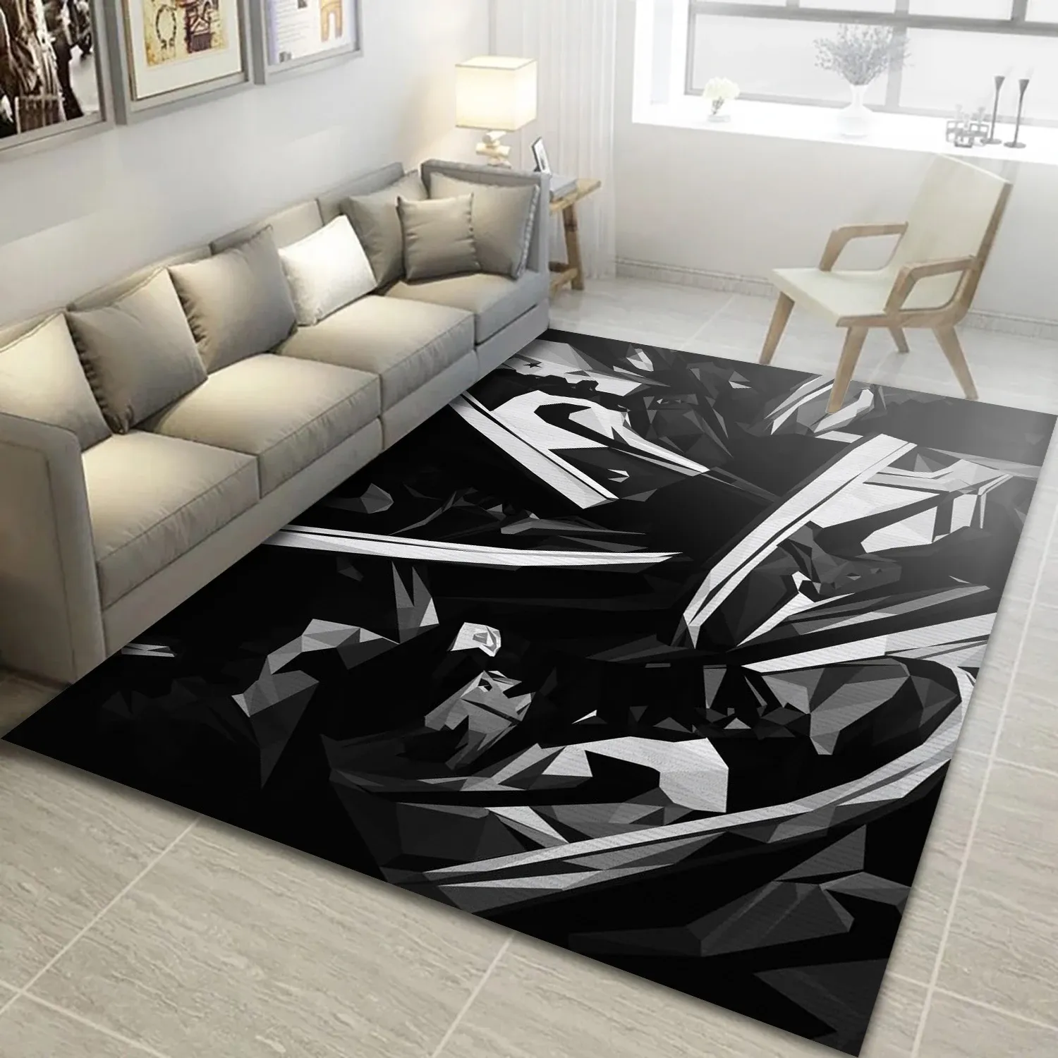 Sneakers Fashion Logo Area Rug, Bedroom Rug - US Gift Decor - Indoor Outdoor Rugs