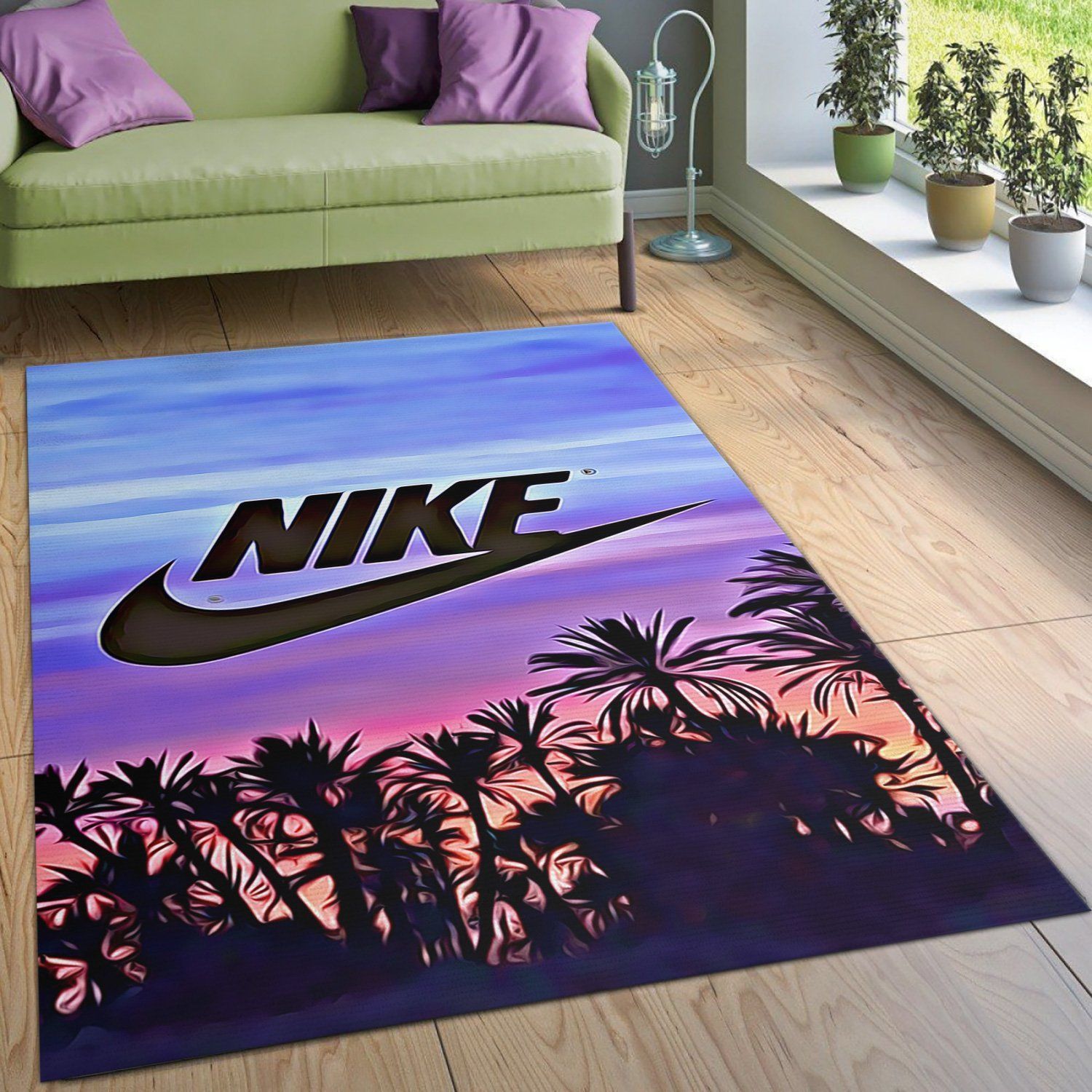 Nike Rug Bedroom Rug Home Decor Floor Decor - Indoor Outdoor Rugs