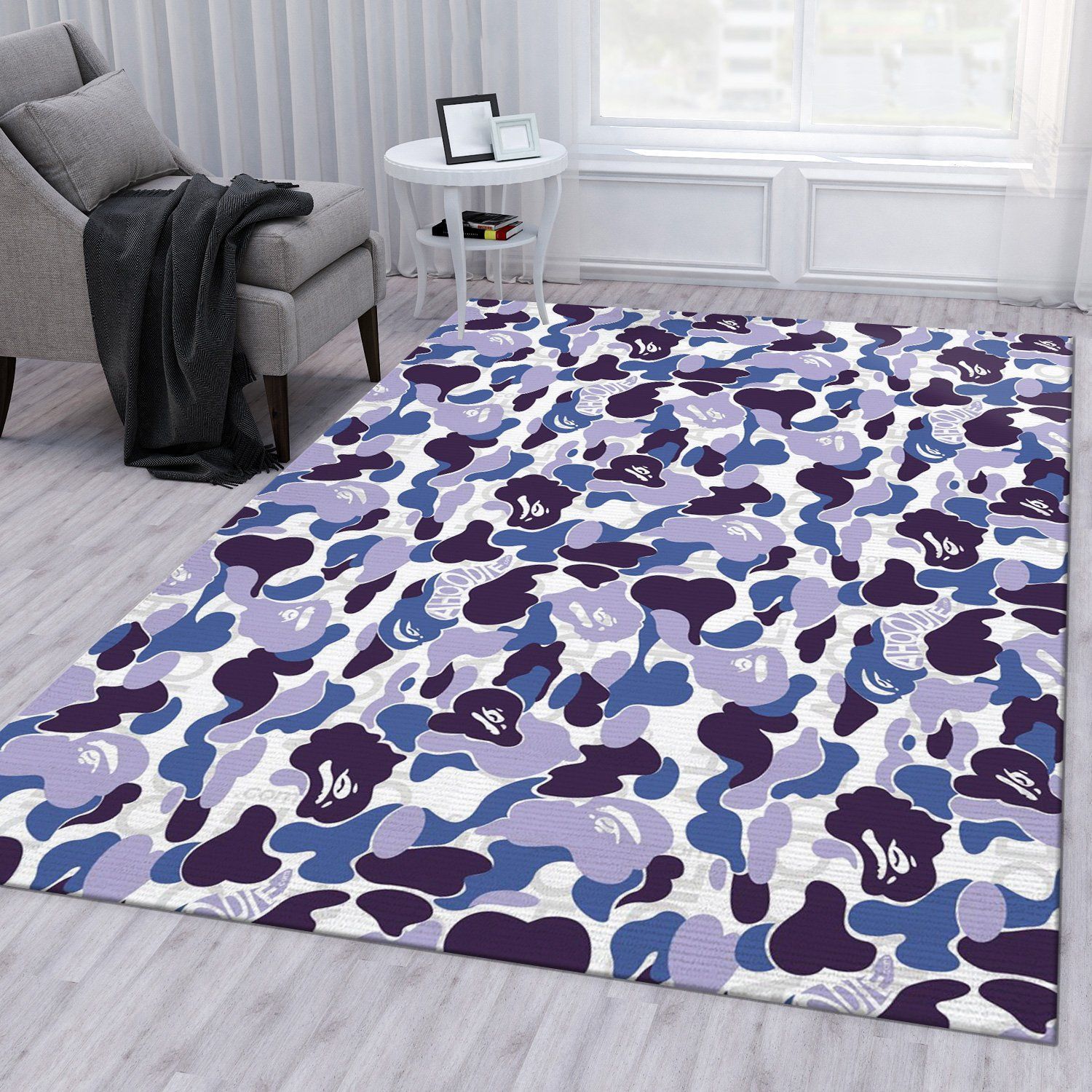 Bape Ver5 Fashion Brand Area Rug Bedroom Rug Home Decor Floor Decor - Indoor Outdoor Rugs