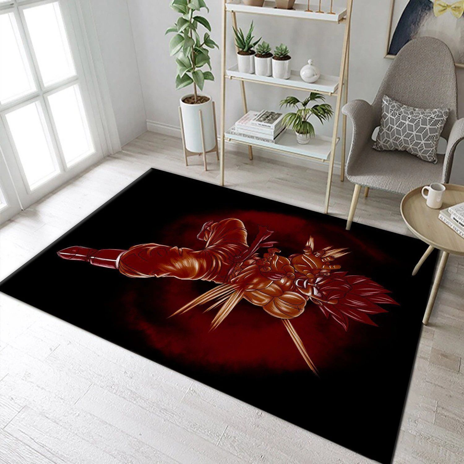 Kamehameha Area Rug Carpet, Living Room Rug, Family Gift US Decor - Indoor Outdoor Rugs