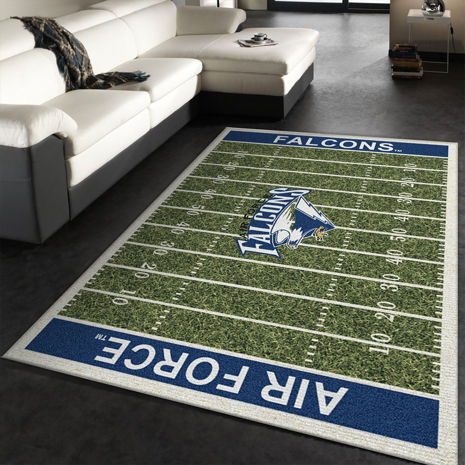 College Air Force NFL Team Logo Area Rug, Bedroom Rug, Christmas Gift US Decor - Indoor Outdoor Rugs