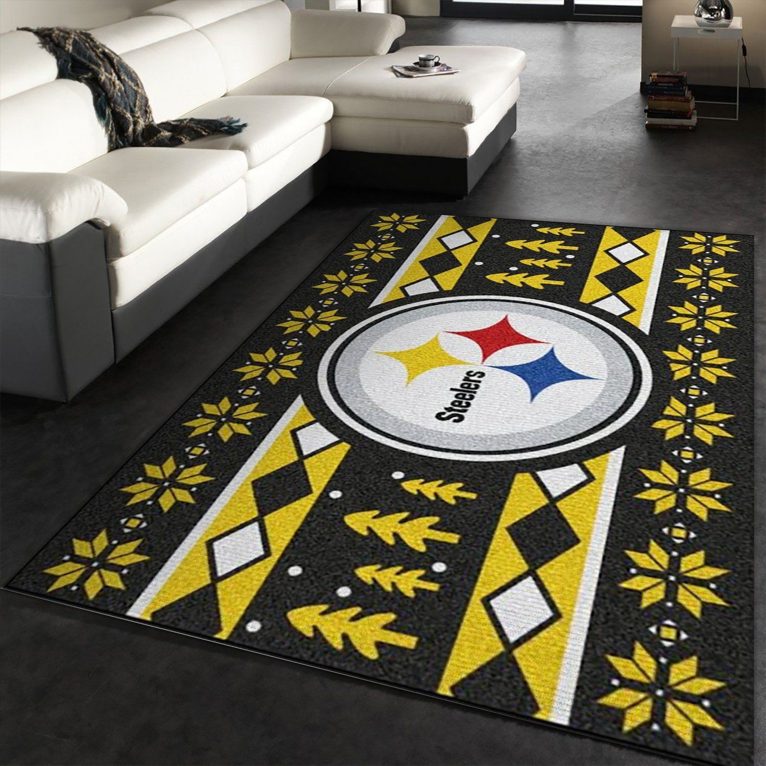 Pittsburgh Steelers Nfl Area Rug Carpet, Living Room Rug, Family Gift US Decor - Indoor Outdoor Rugs