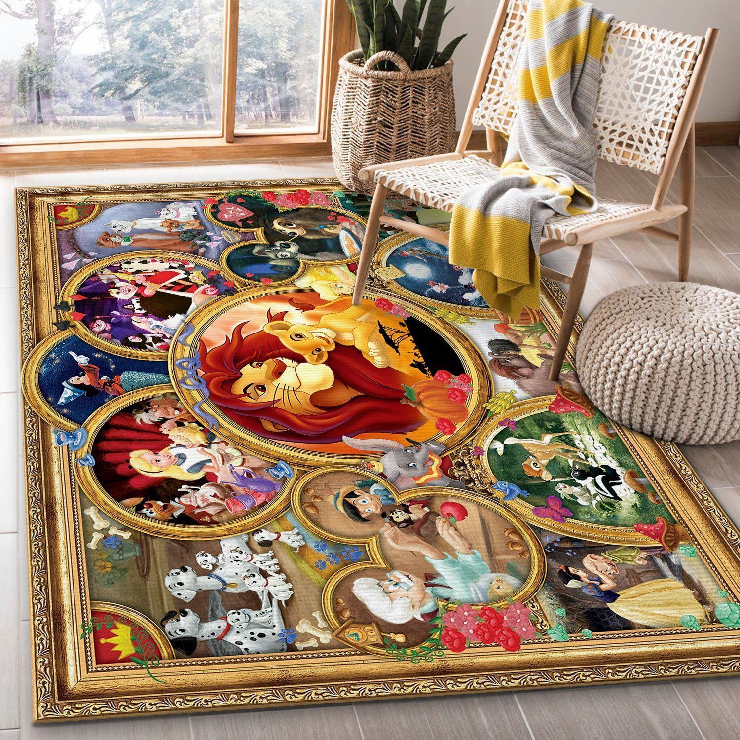 The Lion King Area Rug Geeky Carpet Floor Decor - Indoor Outdoor Rugs