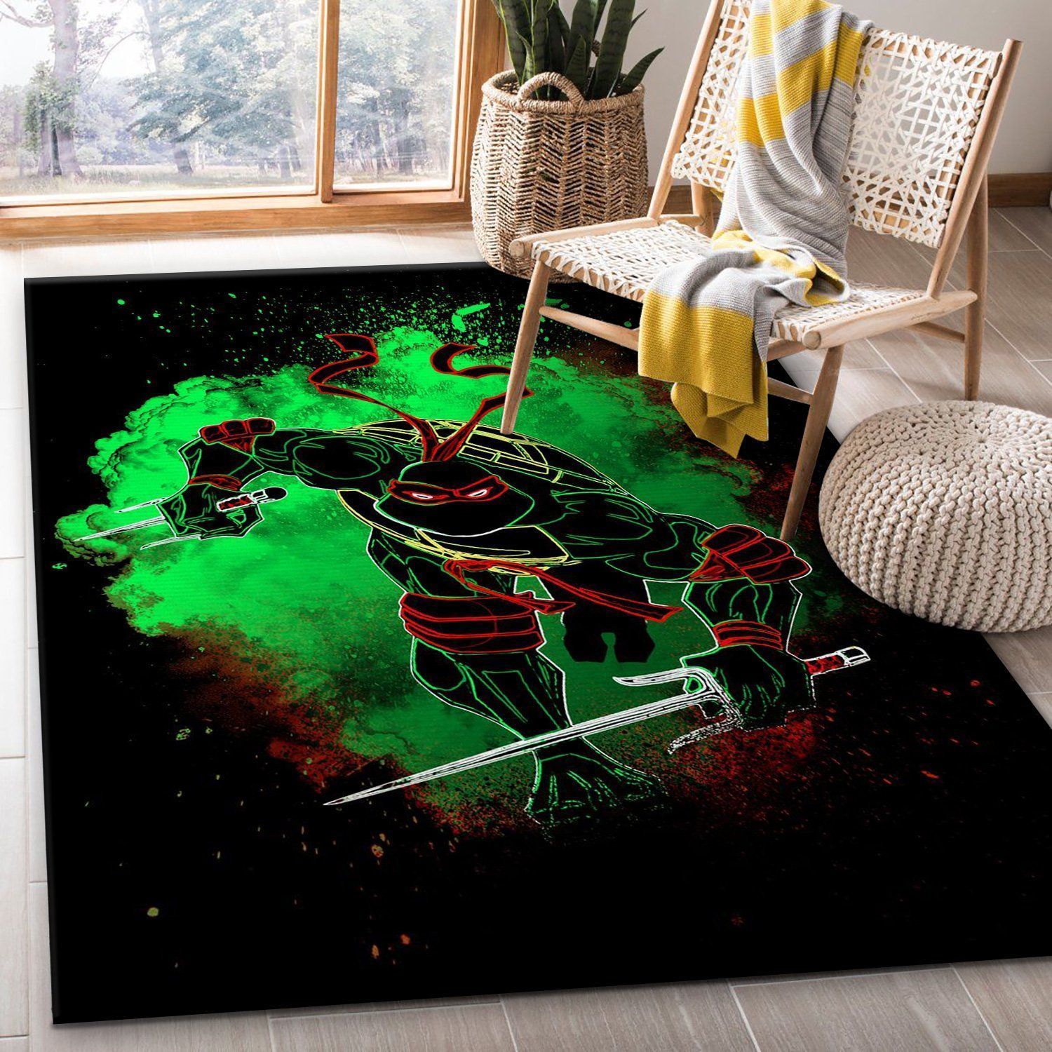 Soul Of The Red Mutant Area Rug, Kitchen Rug, Home Decor Floor Decor - Indoor Outdoor Rugs