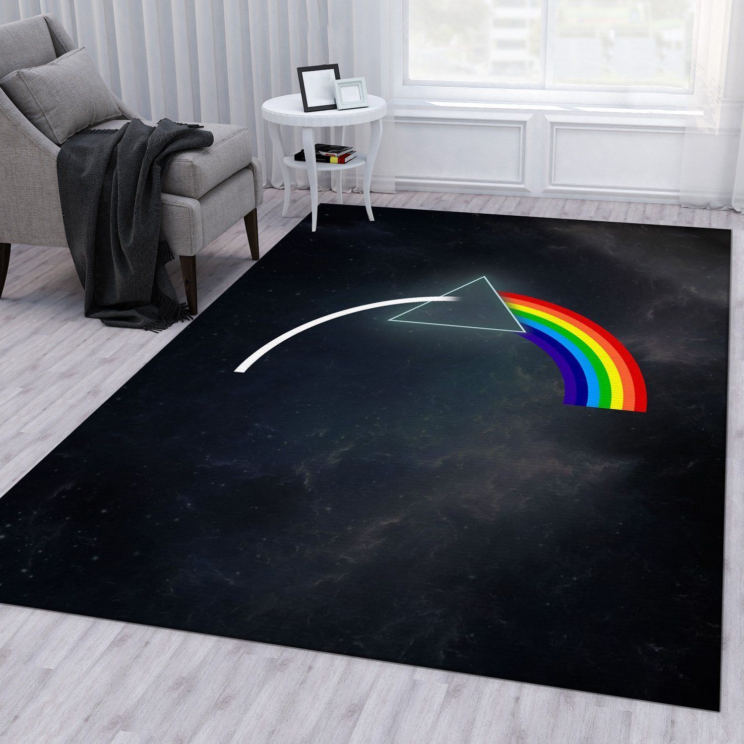 Pink Floyd Tribute Area Rug Bedroom Rug US Gift Decor - Indoor Outdoor Rugs