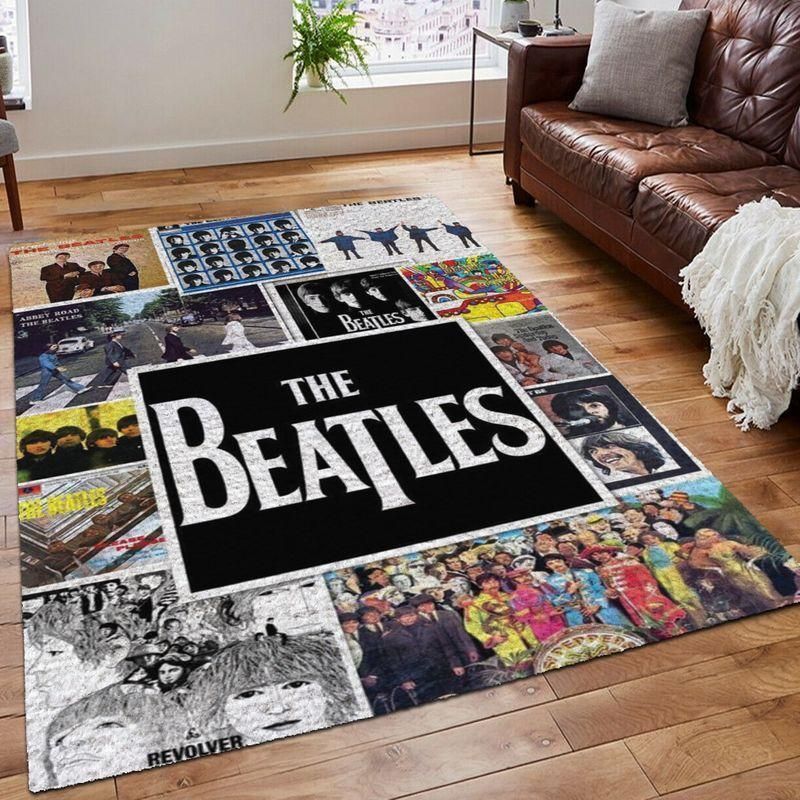 The Beatles Living Room Area Rug For Christmas, Bedroom, Family Gift US Decor - Indoor Outdoor Rugs