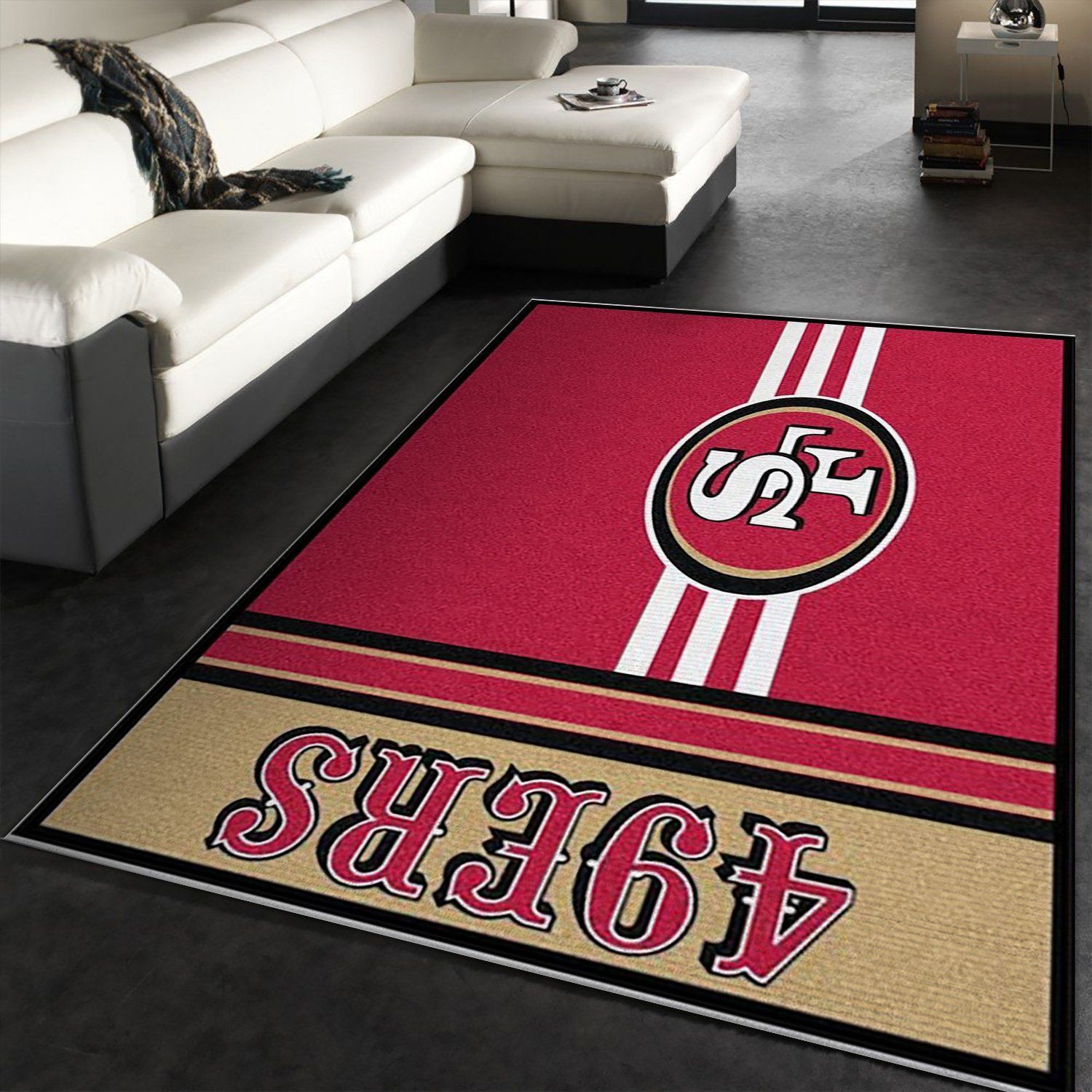 Nfl San Francisco 49ers Area Rug Carpet, Bedroom Rug, Home US Decor - Indoor Outdoor Rugs