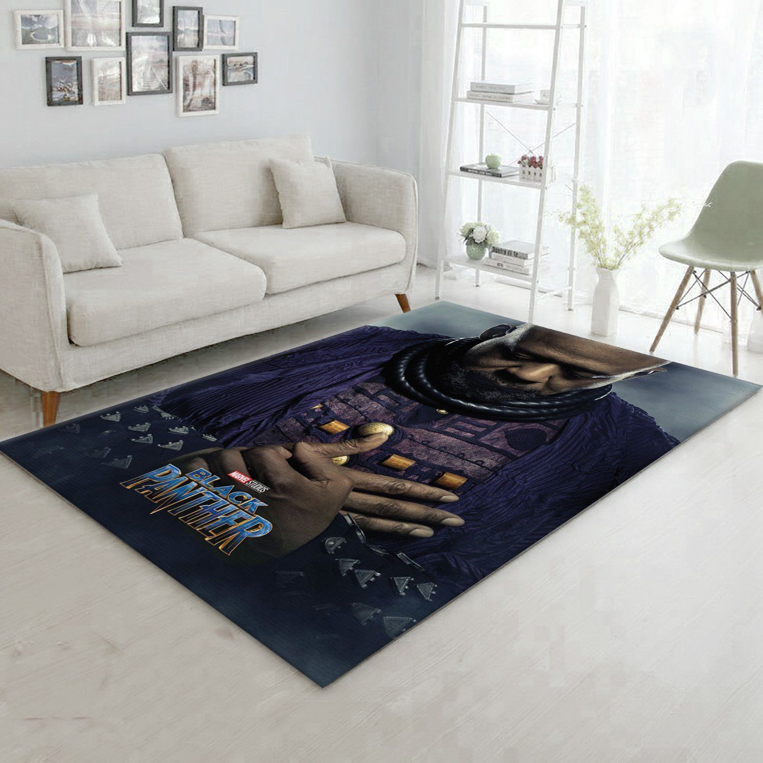 Black Panther Movie Zuri Movie Area Rug, Bedroom, Home US Decor - Indoor Outdoor Rugs