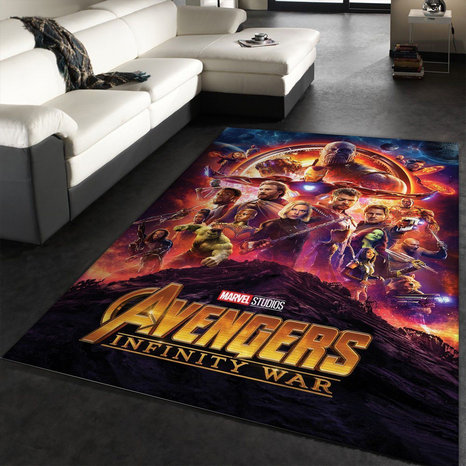 Avengers Infinity War Movie Area Rug For Christmas, Living room and bedroom Rug, US Gift Decor - Indoor Outdoor Rugs