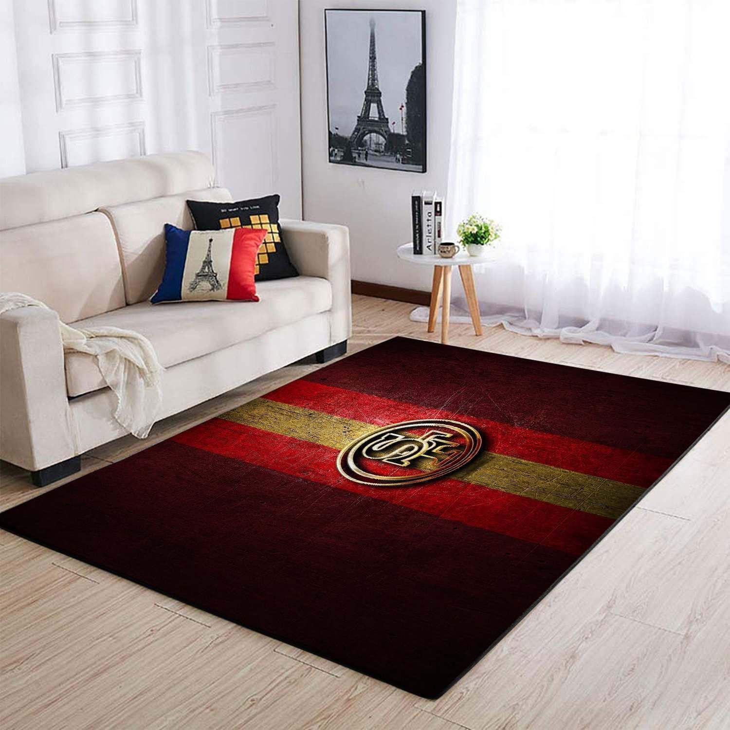 Nfl Football Team San Francisco 49ers Area Rug Home Decor - Indoor Outdoor Rugs